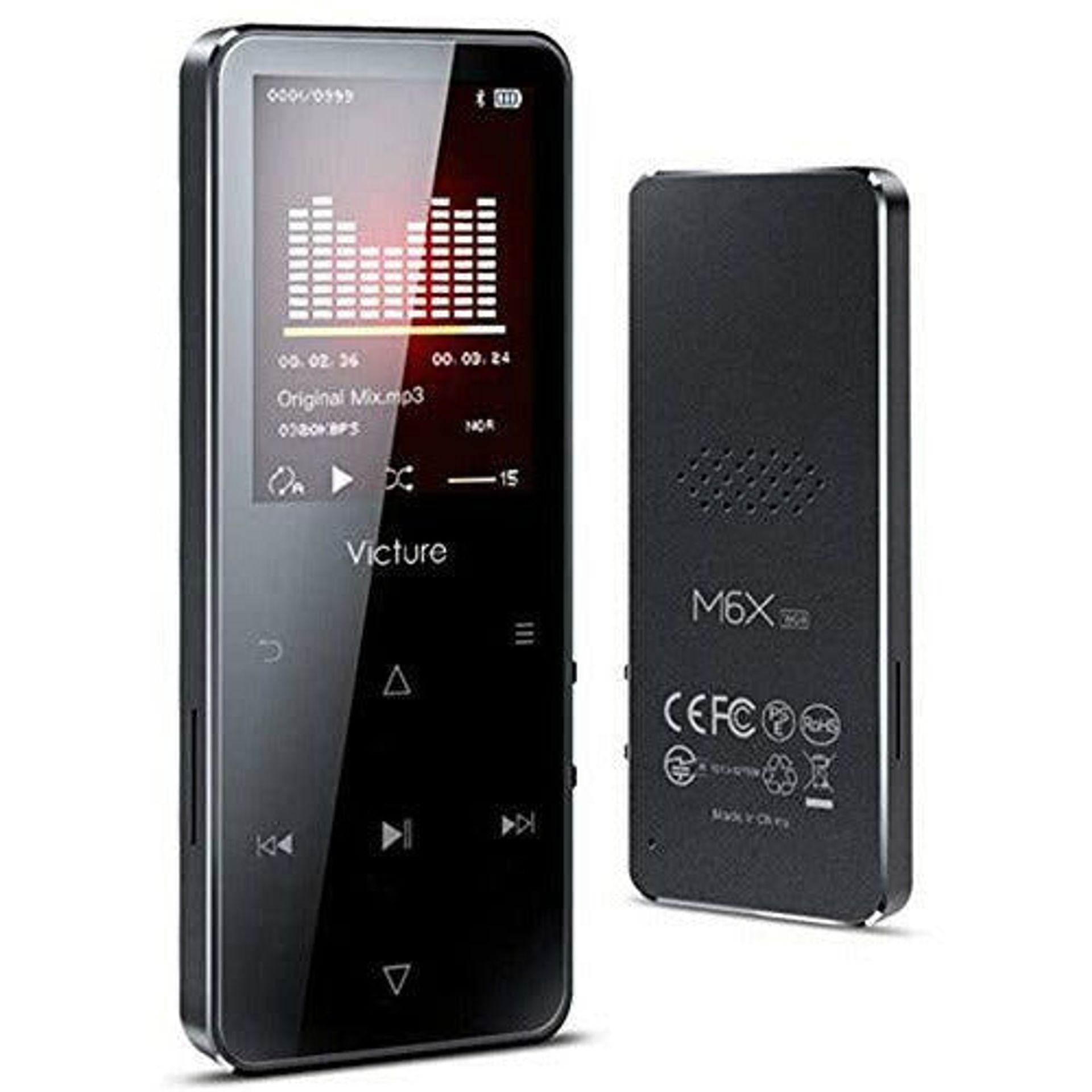 Victure 16GB Bluetooth 4.1 MP3 Player Touch Button Portable Music