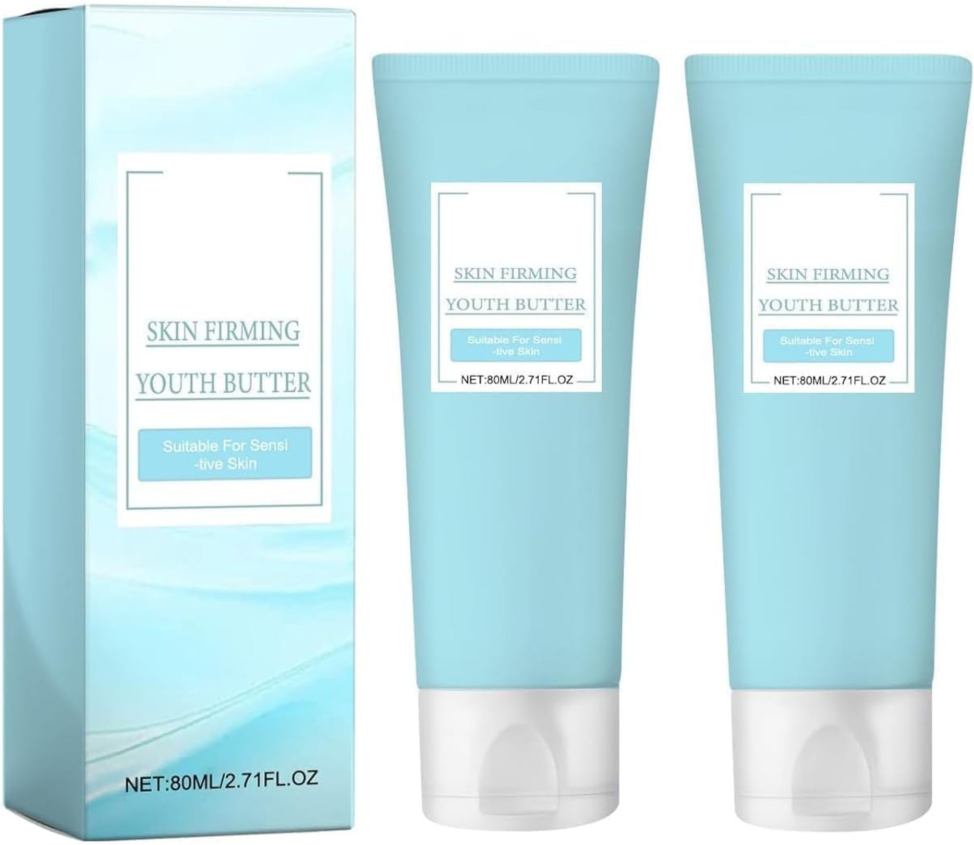 All Over Complexion Perfector - Skin Tightening & Creme Body Coverage for Perfect Skin (2PC, 80ML Each)
