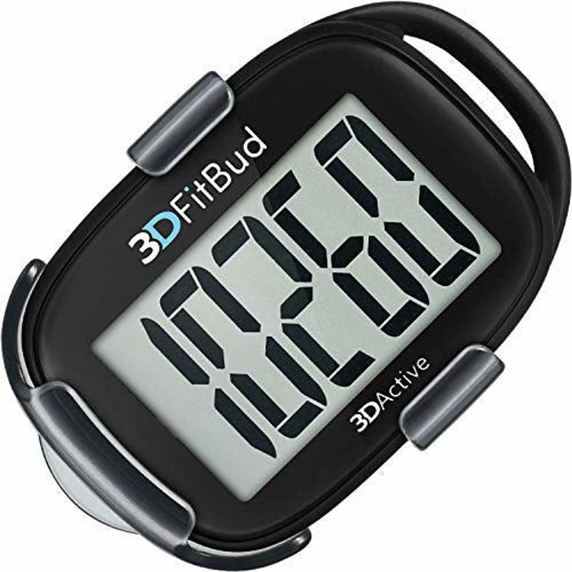 3DFitBud Simple Step Counter Walking 3D Pedometer With Lanyard - A420S (B