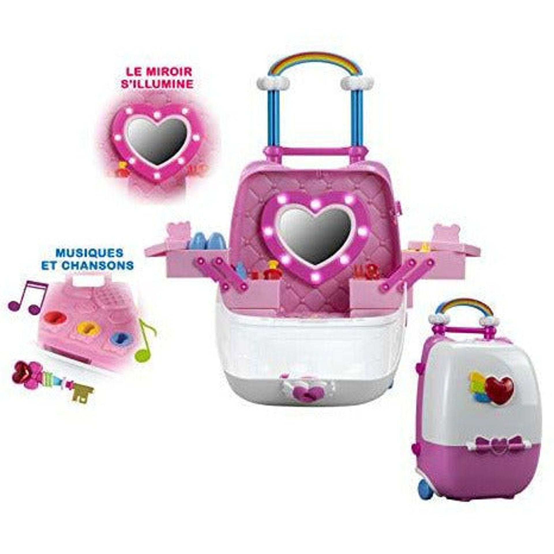 小物入れ babykiy Rainbow Rainbow Ruby - Licensed Mini Universe - Ruby Case - Wheels And