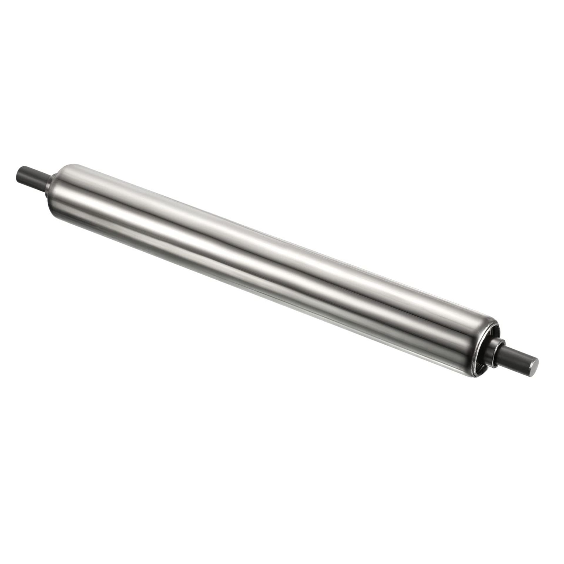Conveyor Roller Stainless Steel with Galvanised Ends Heavy-Duty 18in Transmission Part - Silver 5"x18"