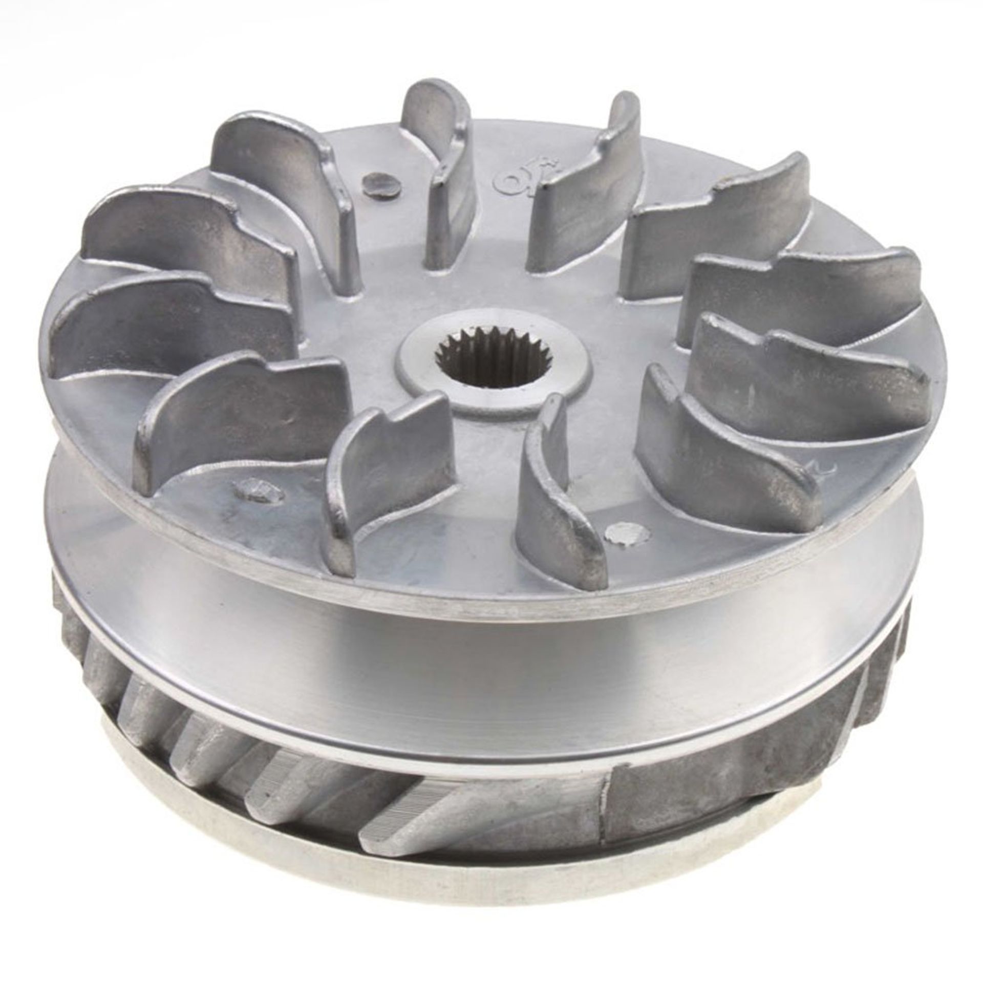 GOOFIT Driving Wheel Assembly Replacement for 250cc Water-Cooled ATV, Go Kart, Scooter – Durable Metal Construction - Silver Mittel