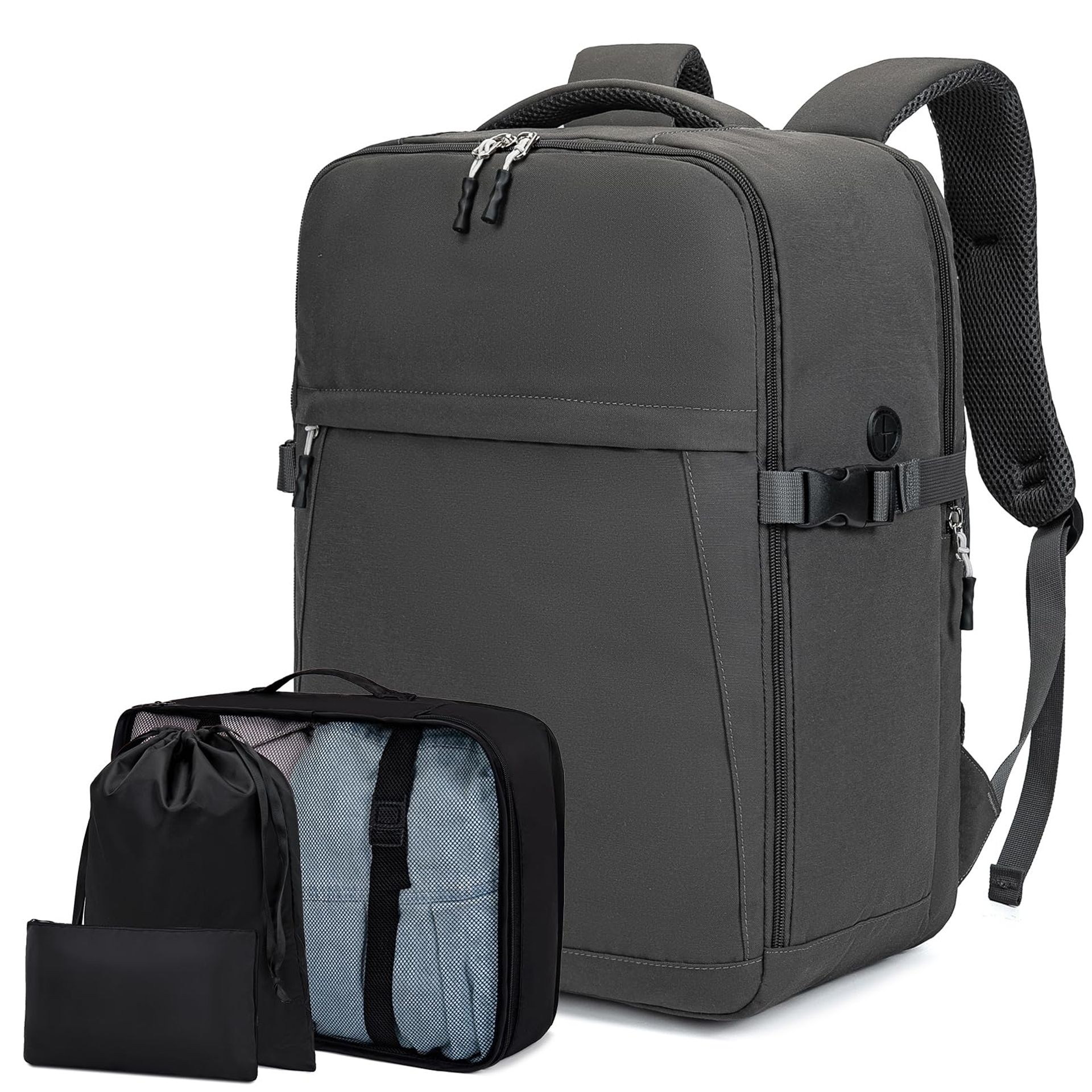 Underseat Cabin Bag 45x36x20cm Backpack – Airline Approved Waterproof Travel Rucksack for EasyJet, Ryanair & Plane Carry-On