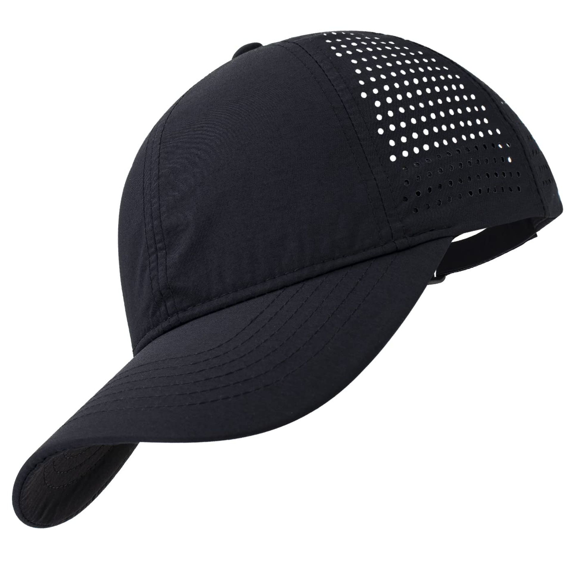 Quick Dry Mesh Running Hat for Men & Women - Adjustable Sports Cap for Golf, Hiking, Cycling