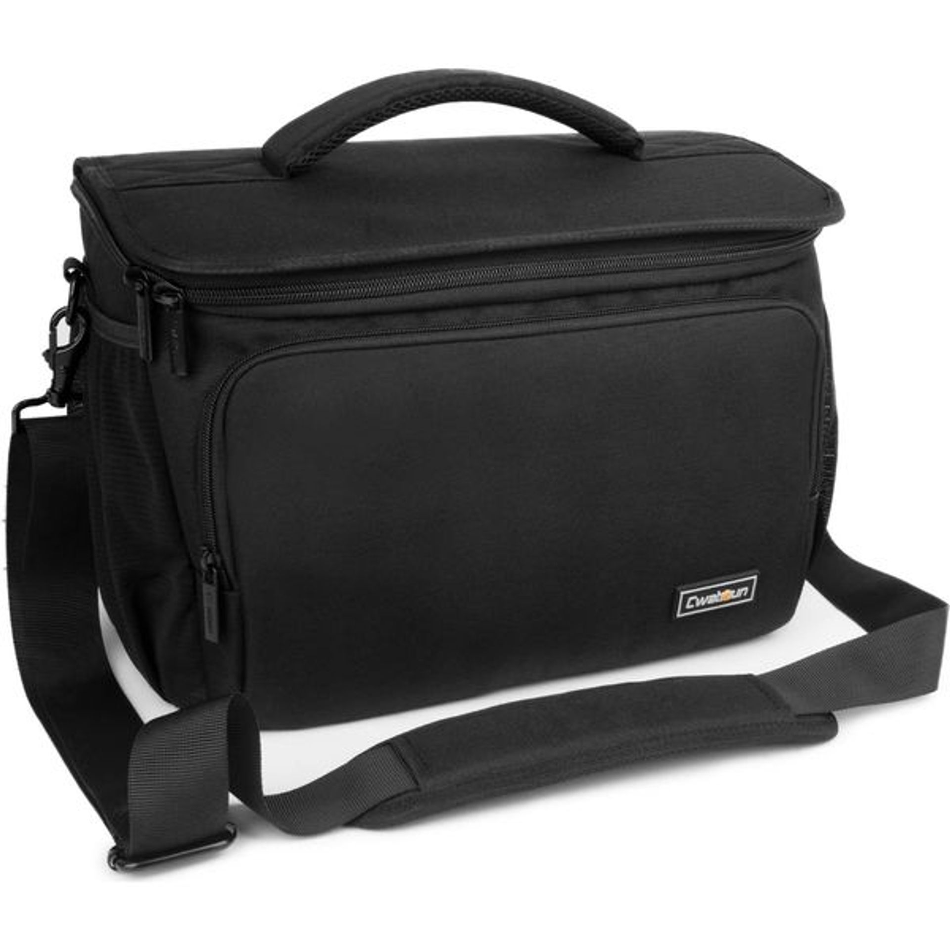 Cwatcun Compact Camera Bag Single Shoulder Crossbody Bag Camera Case Comp