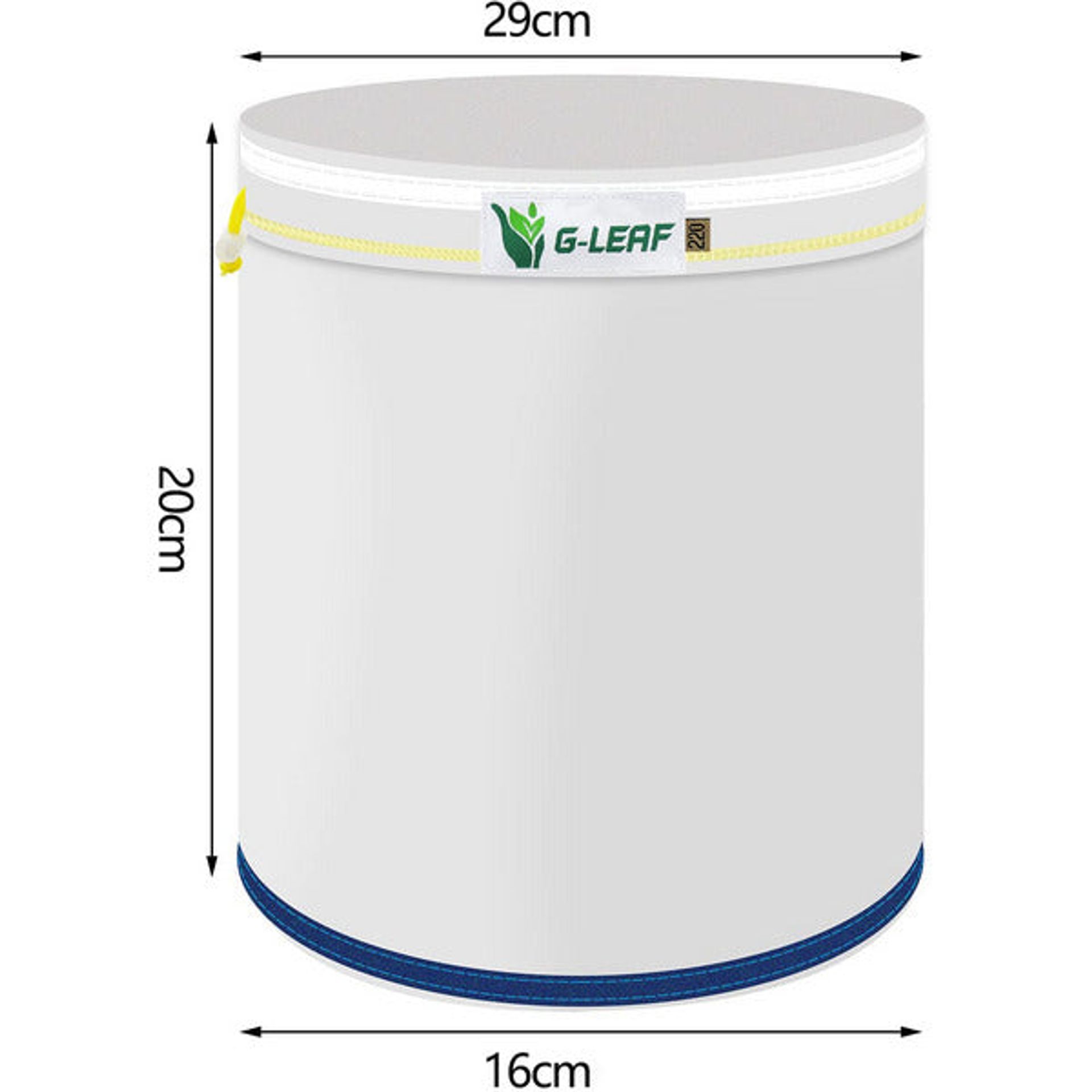G-LEAF 600D 20 Litri 5 Gallon 3 Borse Erbale Ice Bubble Hash Filtro Bag Estrattore