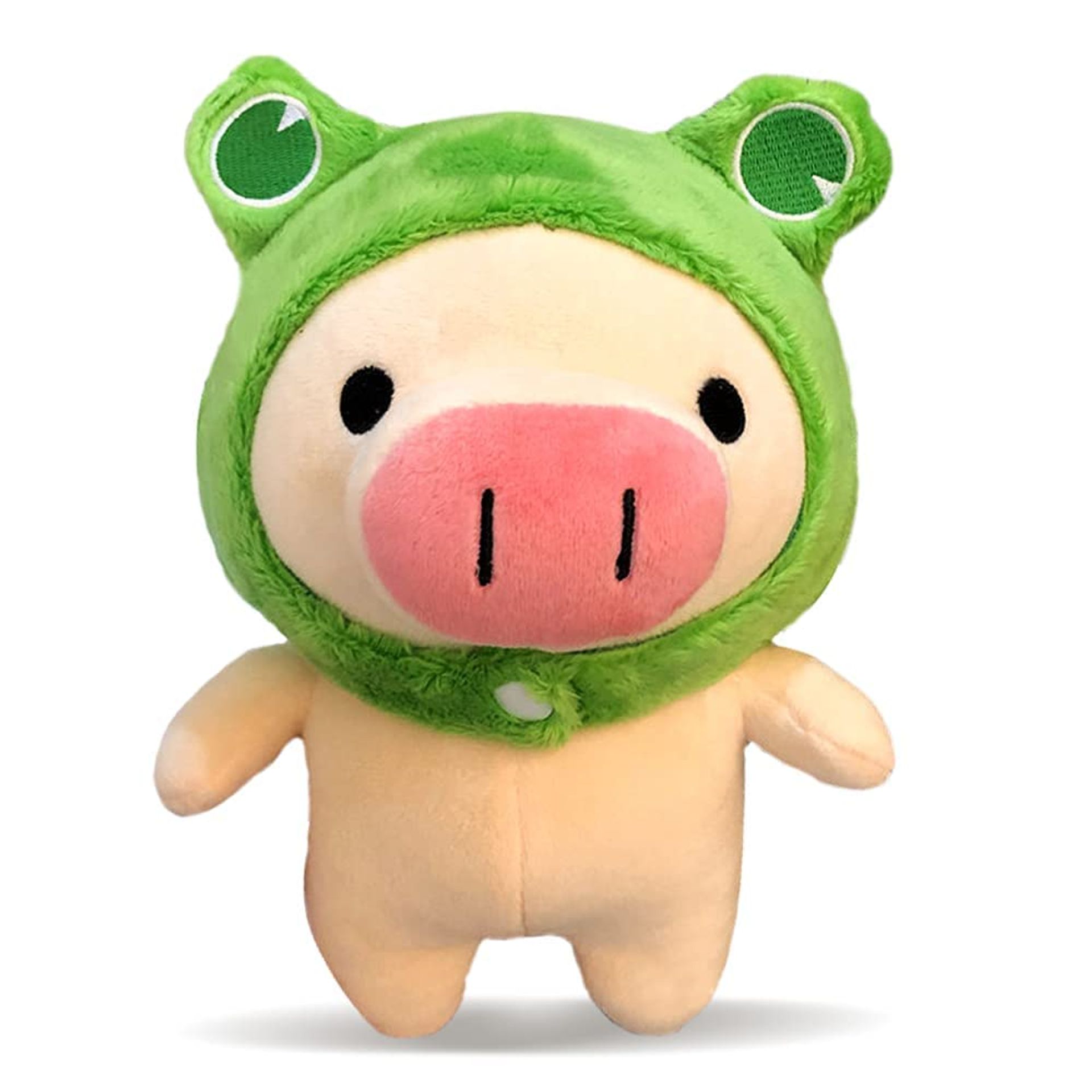 Super Soft 9.05in Piglet Plush Toy – Cute Green Pig Stuffed Animal for Kids