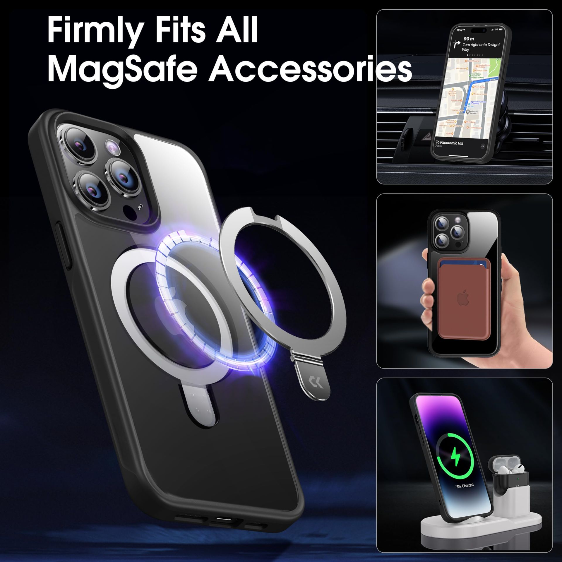 CASEKOO Magnetic IPhone 14 Pro Max Case With MagSafe - Shockproof, Non