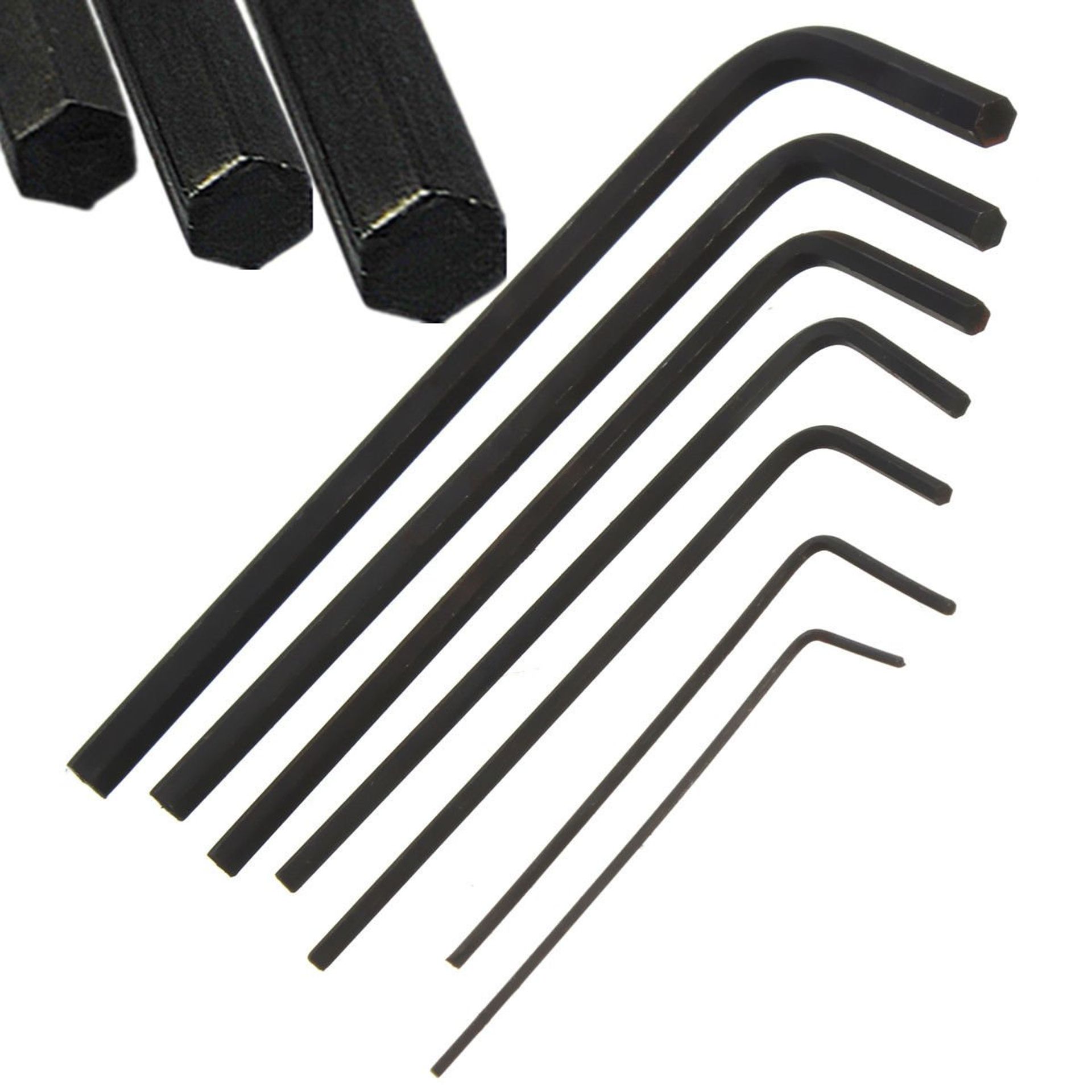 7pcs/Set 0.7mm-3mm Mini Micro Hex Allen Key Wrench Screwdriver Tool Kit TJB