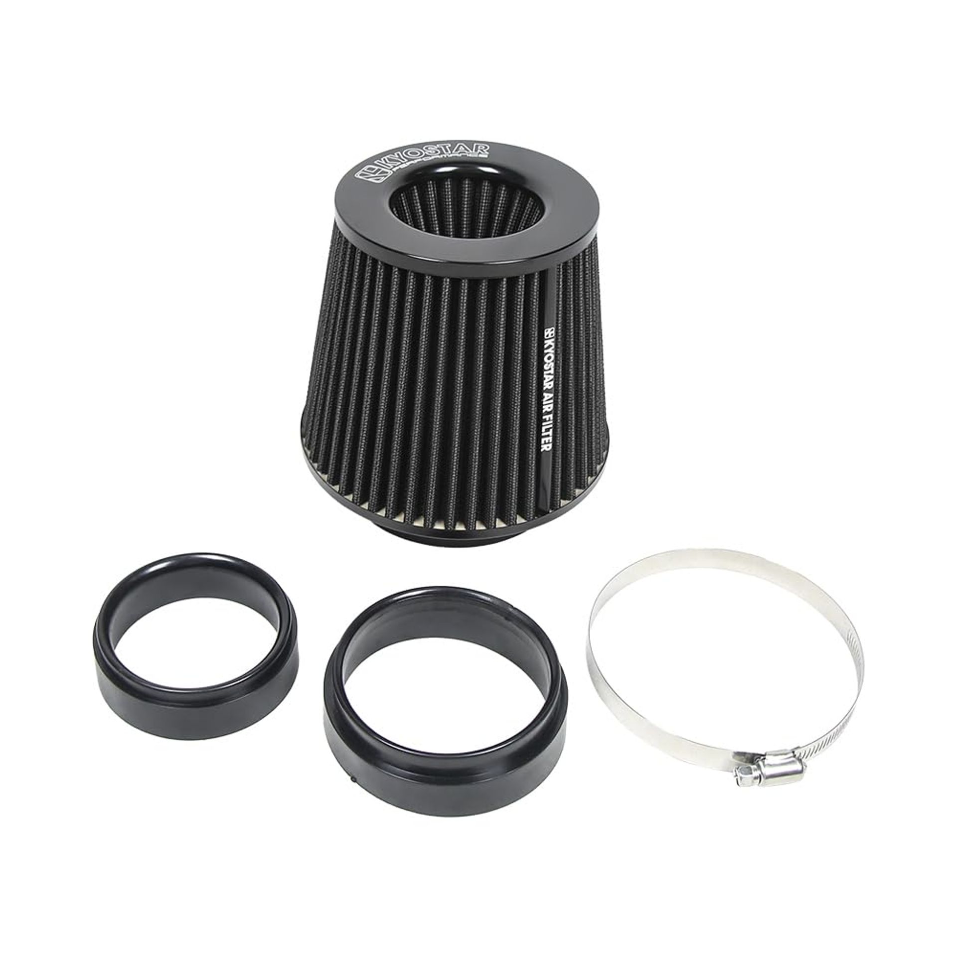 Universal Real Carbon Fibre Air Filter Heat Shield Cover for 2.5–3.5 Inch Cone Filters – Carbon Fibre Heat Shield Cover