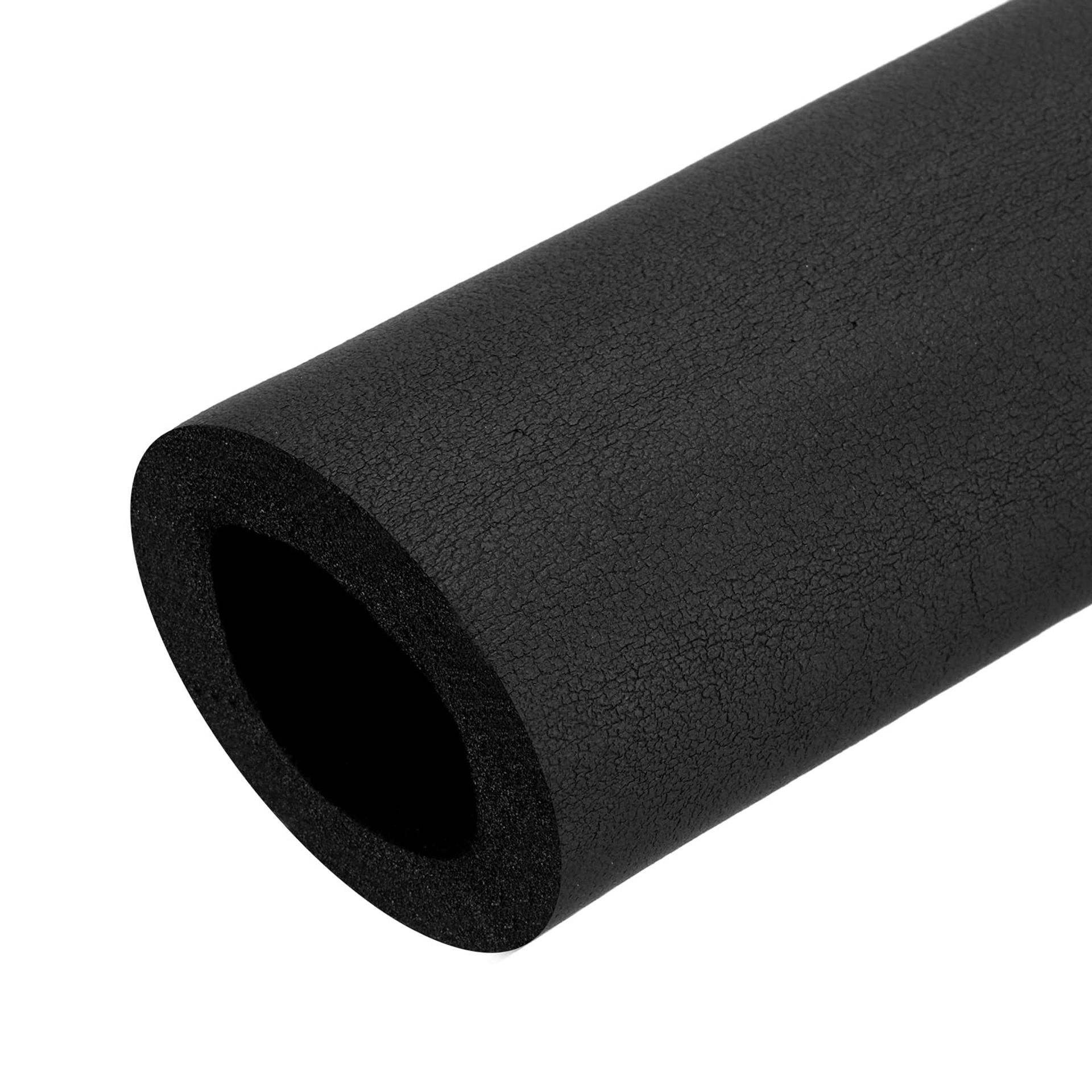 Foam Tubing Handle Grip Support and Pipe Insulation NBR Material 1m - Black 43mm x 69mm