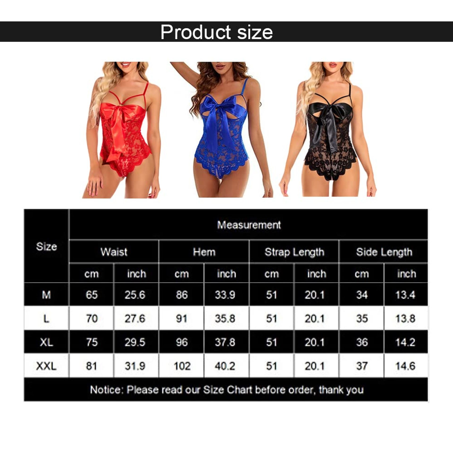 KOEMCY Bodysuit Lingerie Sexy Lingerie For Women Naughty One Piece Linger