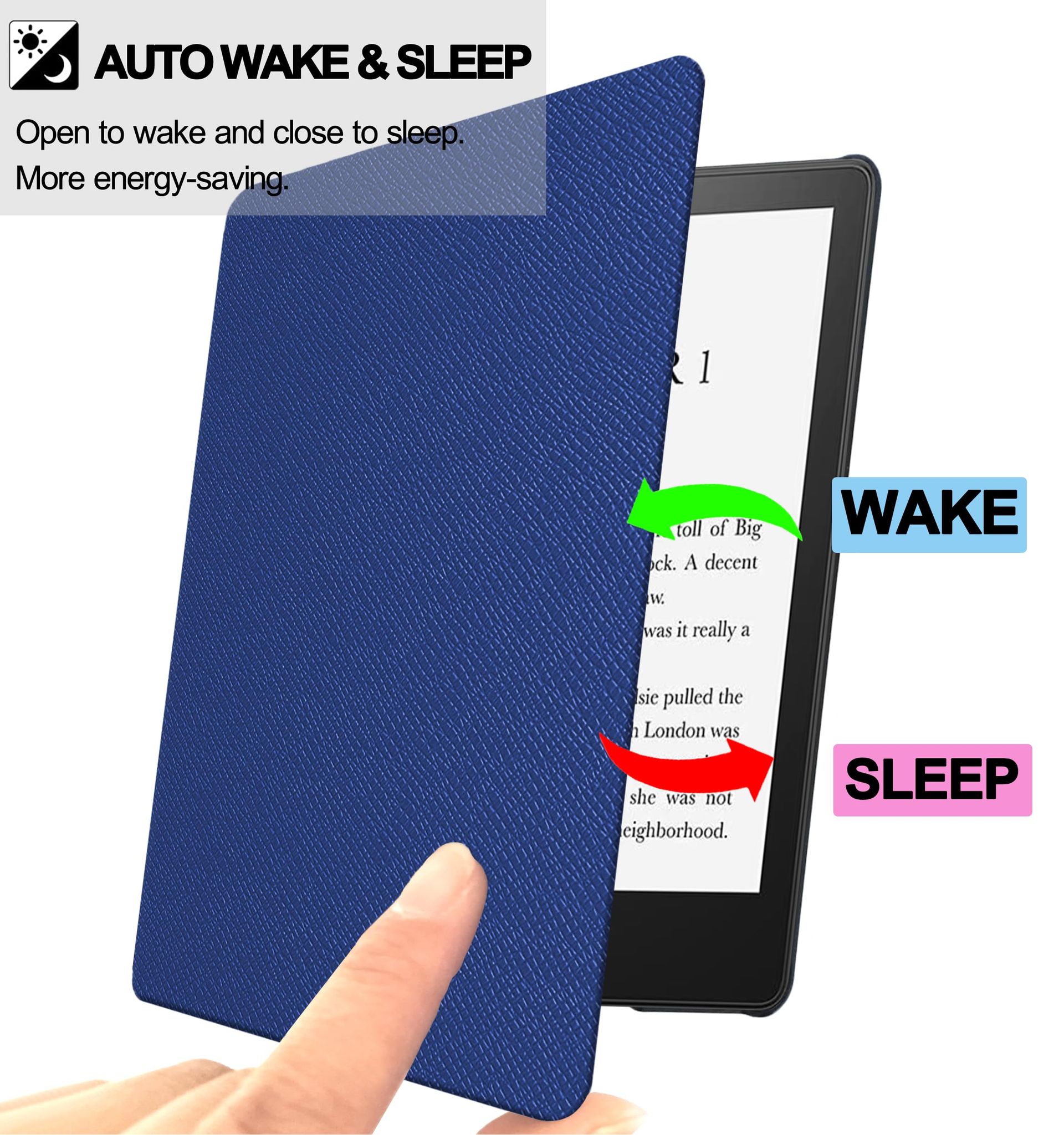Huanghua Slim Case for 7.8 Vivlio Inkpad 4 eReader - Premium PU