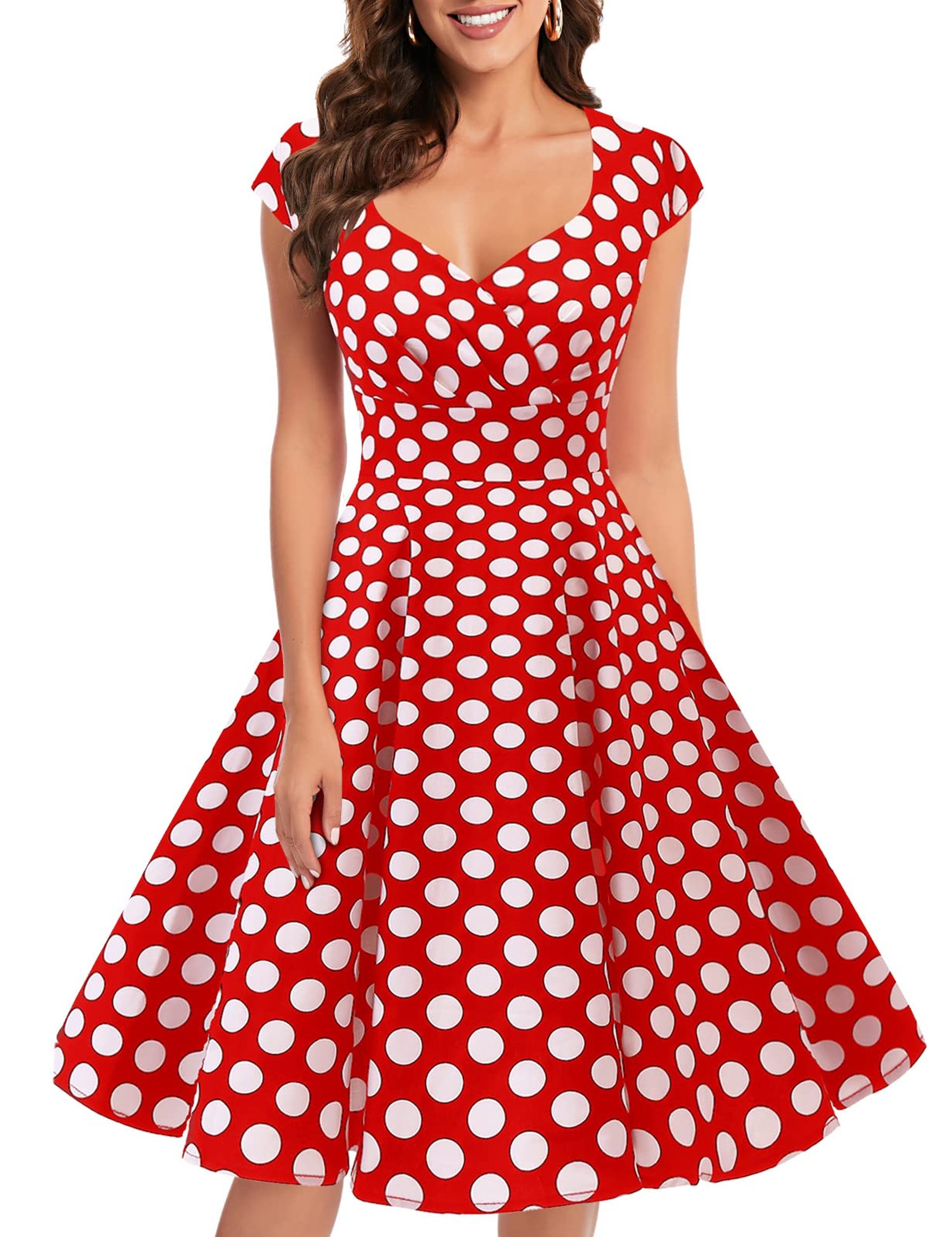 embellished homecoming dress Women's 50s 60s A Line Rockabilly Dress Vintage Swing Party Dress  Hiipps