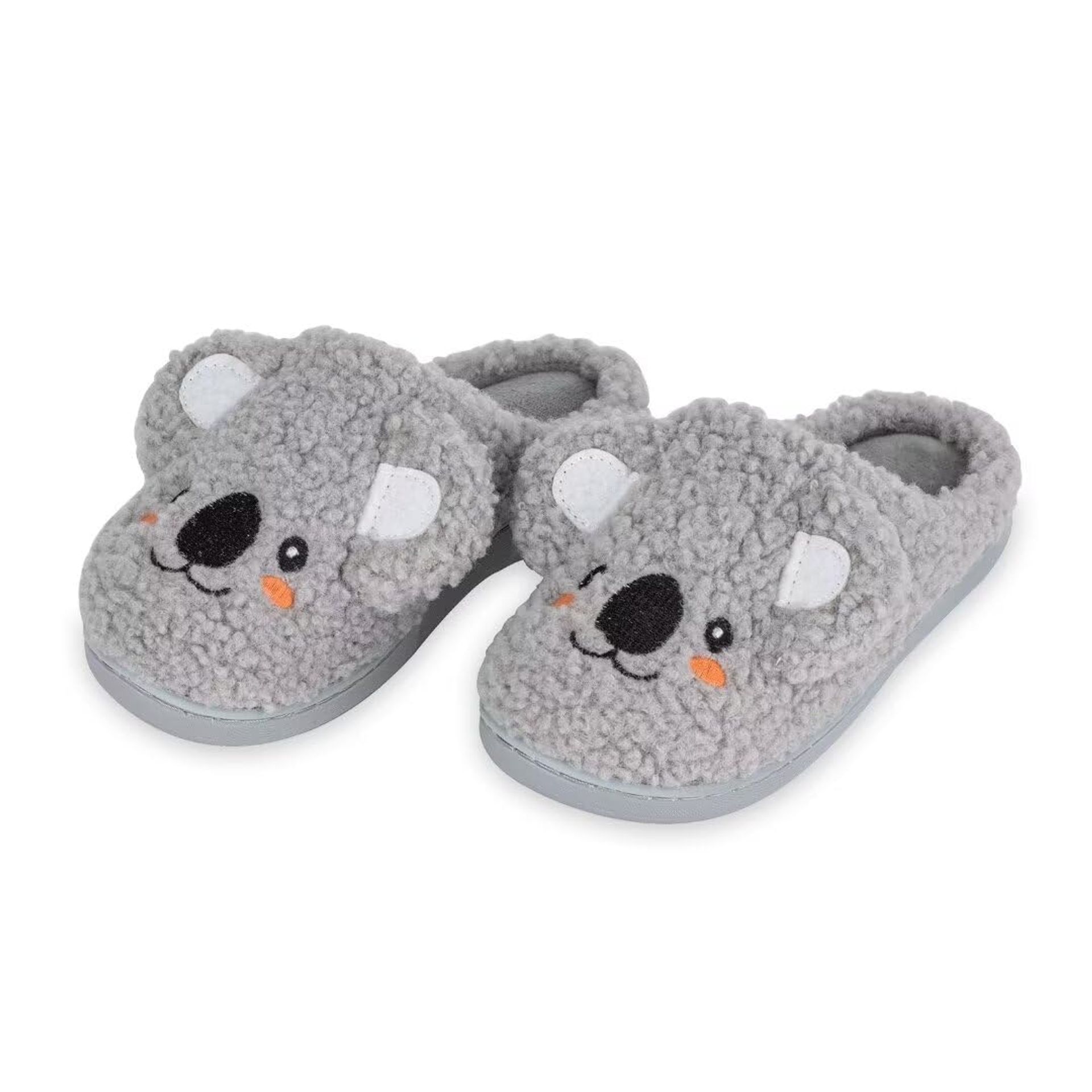 FUNCOO PLUS Kids Winter Non-Slip Cloud Slippers for Boys & Girls - Indoor/Outdoor Size M