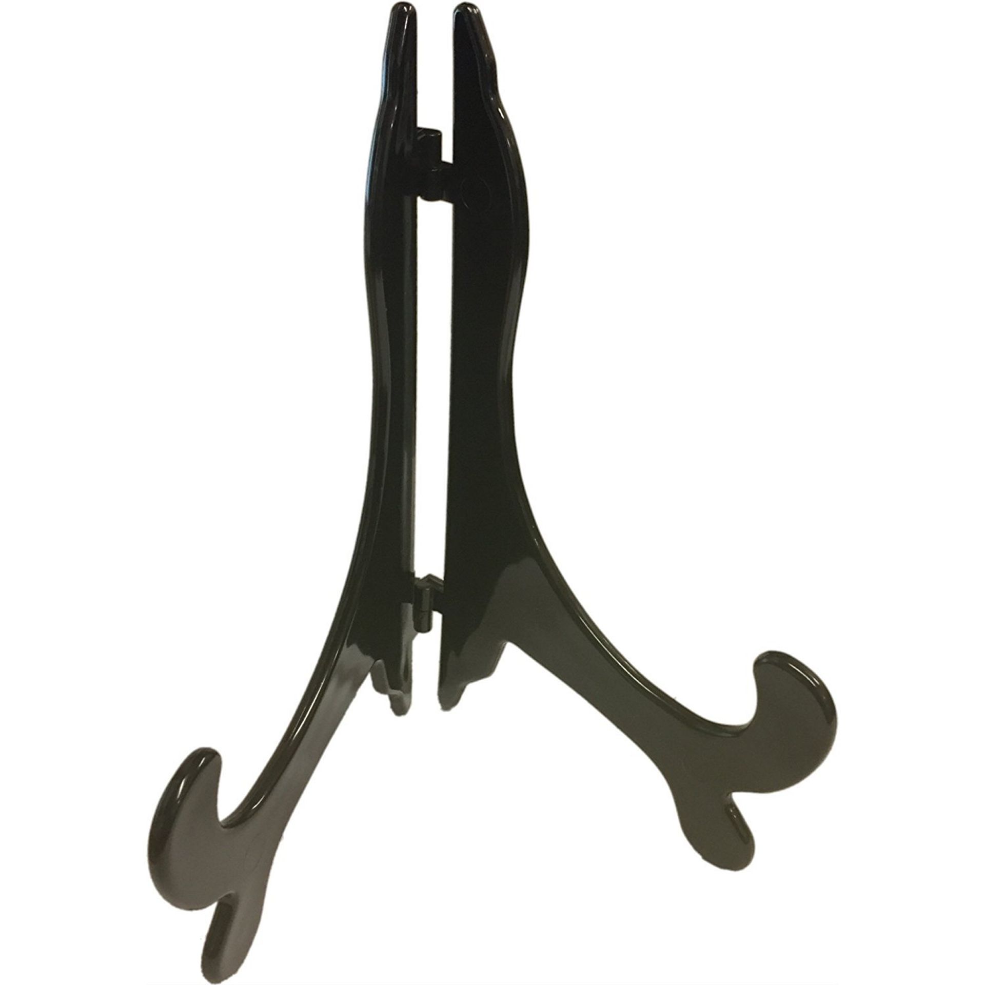 Bulk Hardware Plate Stands to Fit Plates 150mm-250mm (6-10 Inch) Black Plastic 6 Stands