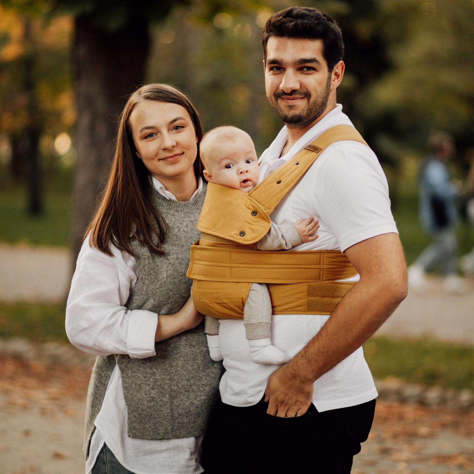 Baby Carrier For Newborns Lightweight Compact Design Easy Hook & Loop Fas