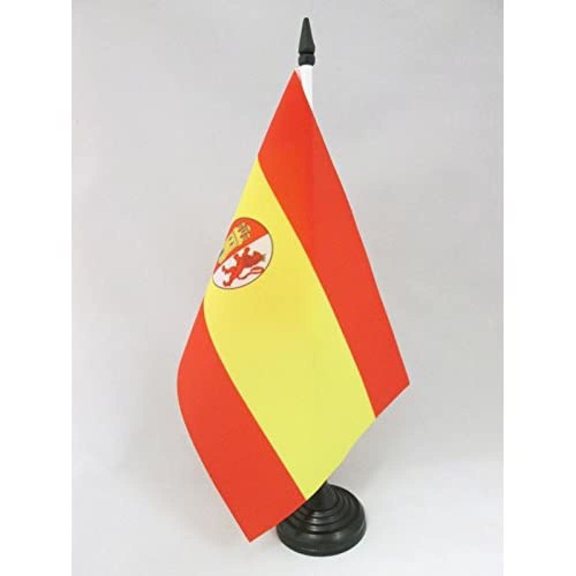 Nationalist Spain 1936-1938 Table Flag 5'' x 8'' - Mini Desk Flag with Pole & Base