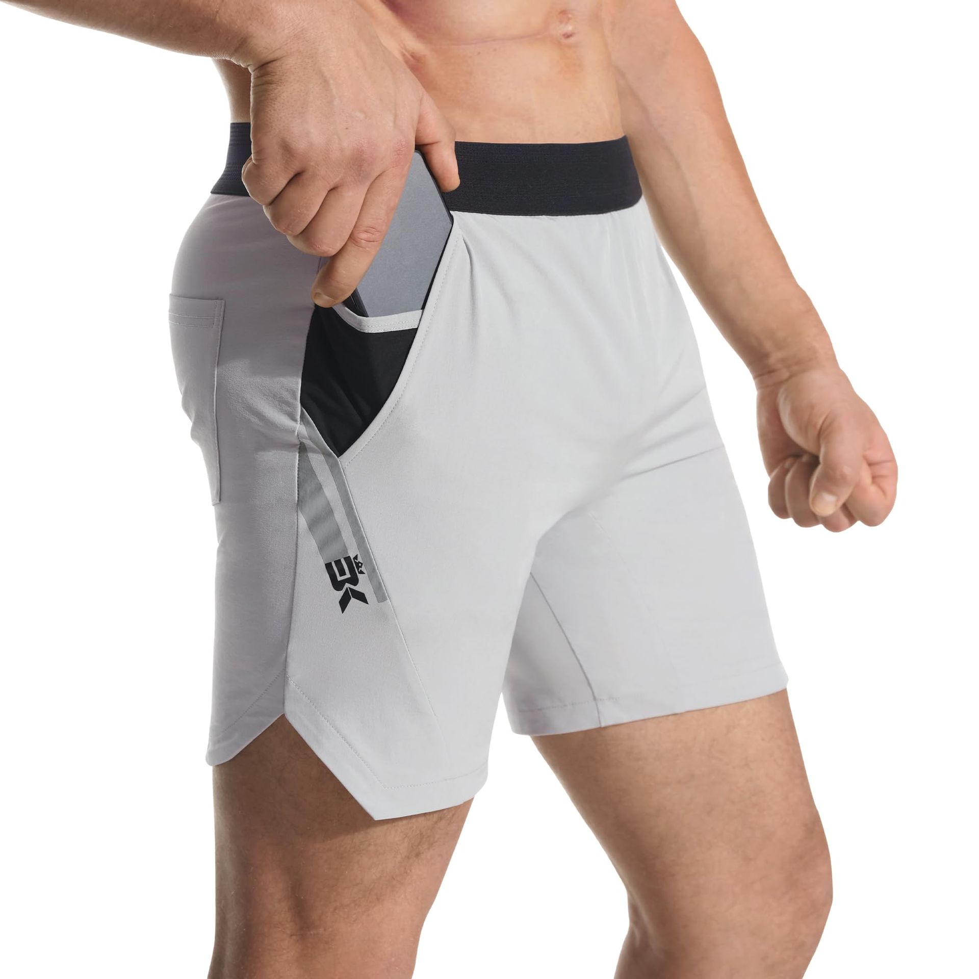 Men's Lightweight 5 Inch Gym Running Shorts with Pocket – Quick Dry Fitness Training Sportswear