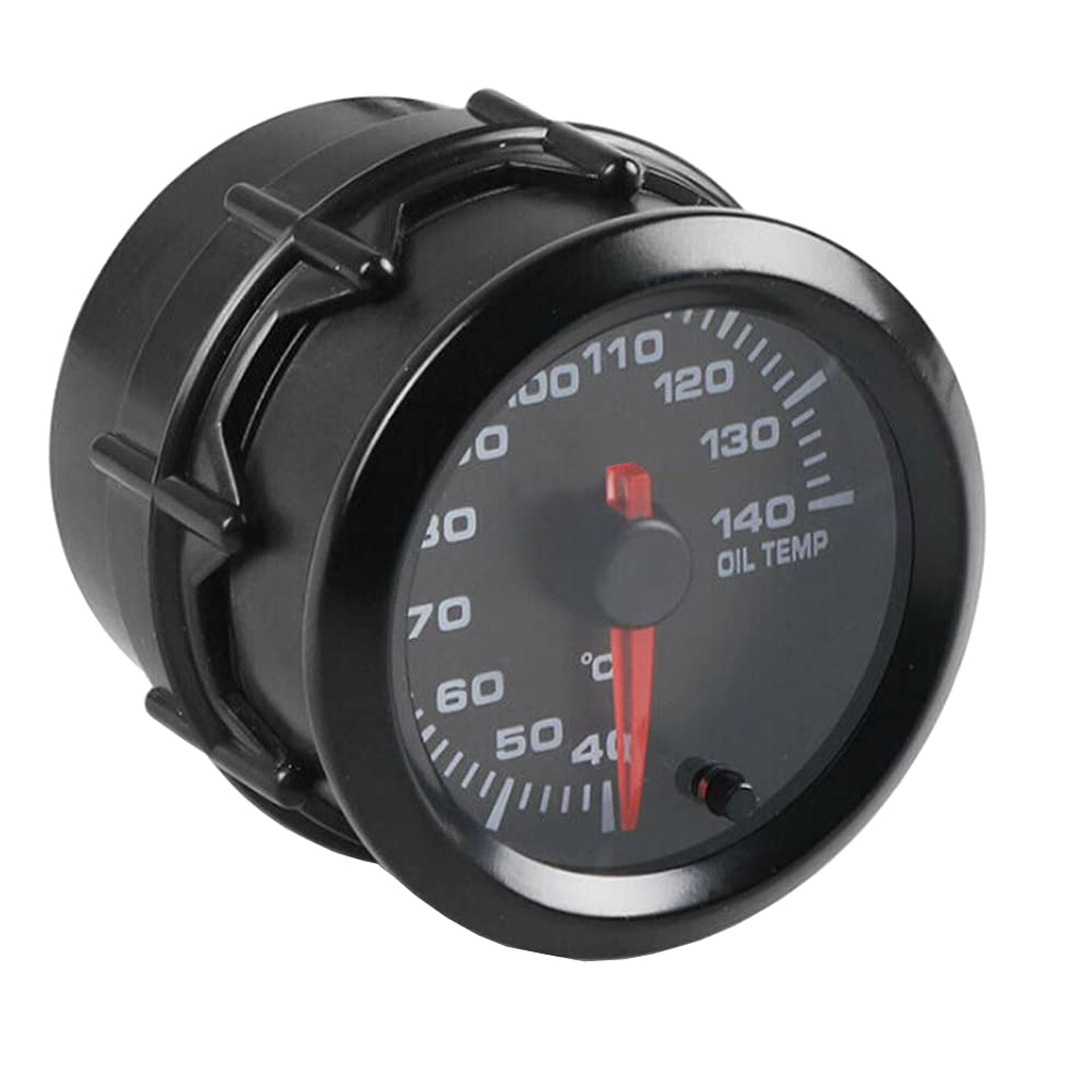 Universal Car Oil Temperature Gauge 2 inch 52mm 7-Colour LED Backlight Meter - Oil Temp Meter