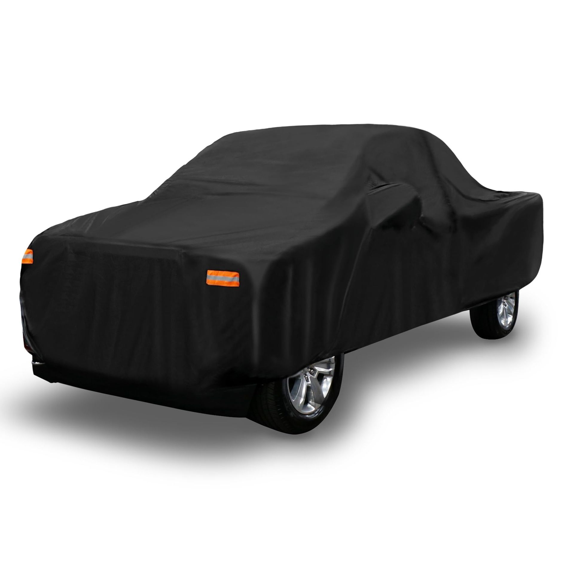 Protective Pickup Truck Cover for Ford F150/F350 Regular Cab 8Ft Bed 2-Door (2004-2021) - Waterproof, UV-Resistant, All-Weather Black