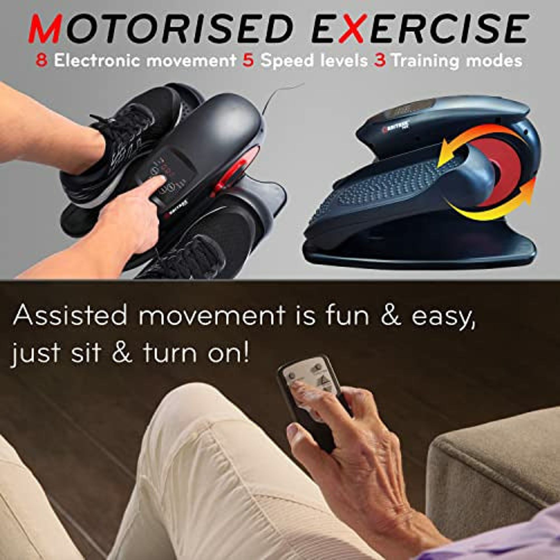 Orbitrek MX Motorised Elliptical Pedal Exerciser - Low Impact
