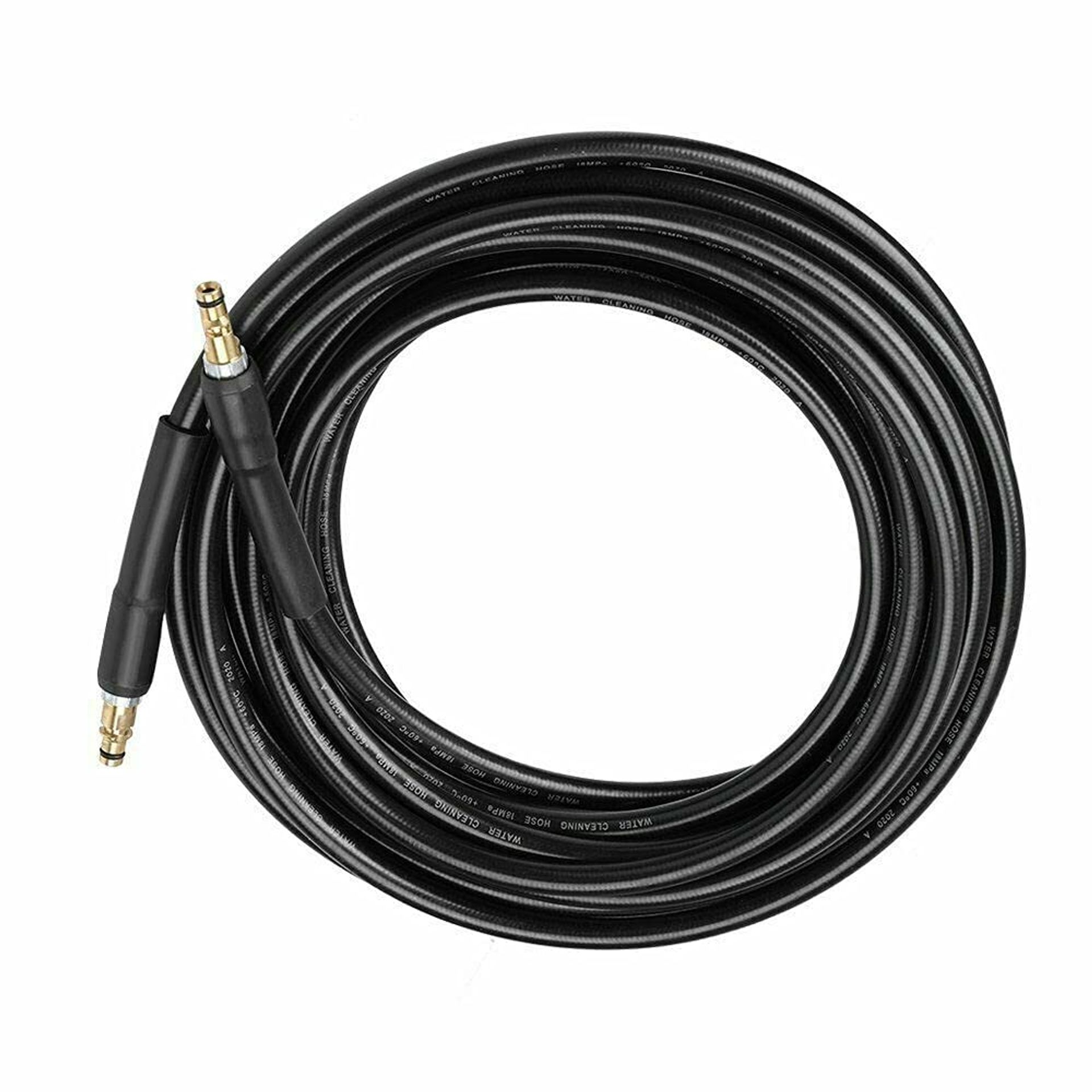 High Pressure Washer Replacement Hose 10m Quick Connect for Karcher K Series - Black 10m
