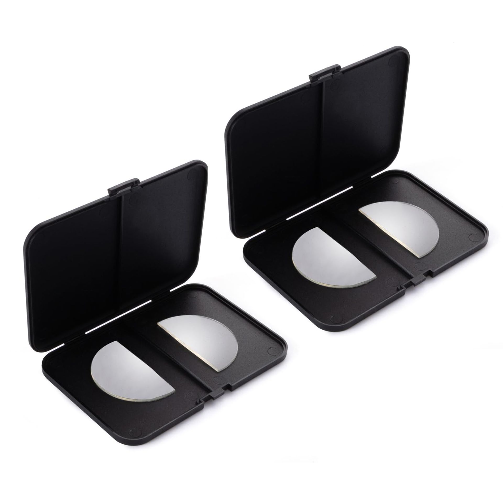 OuShiun 2 PACK Stick-on Bifocal Reading Lenses, Adhesive Magnification for Sunglasses Goggles, Reusable, No Water Needed,1.5
