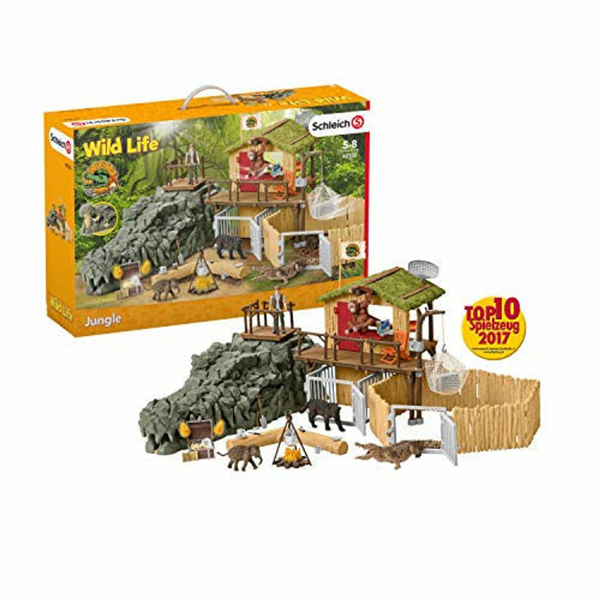Schleich 42350 - Croco Jungle Research Station