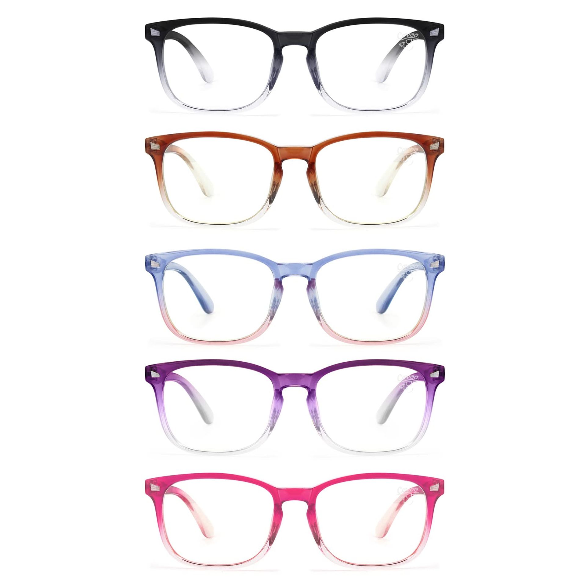 Reading Glasses for Women and Men Blue Light Blocking Computer Readers Cheater Eyeglasses - B3 Mix LD801