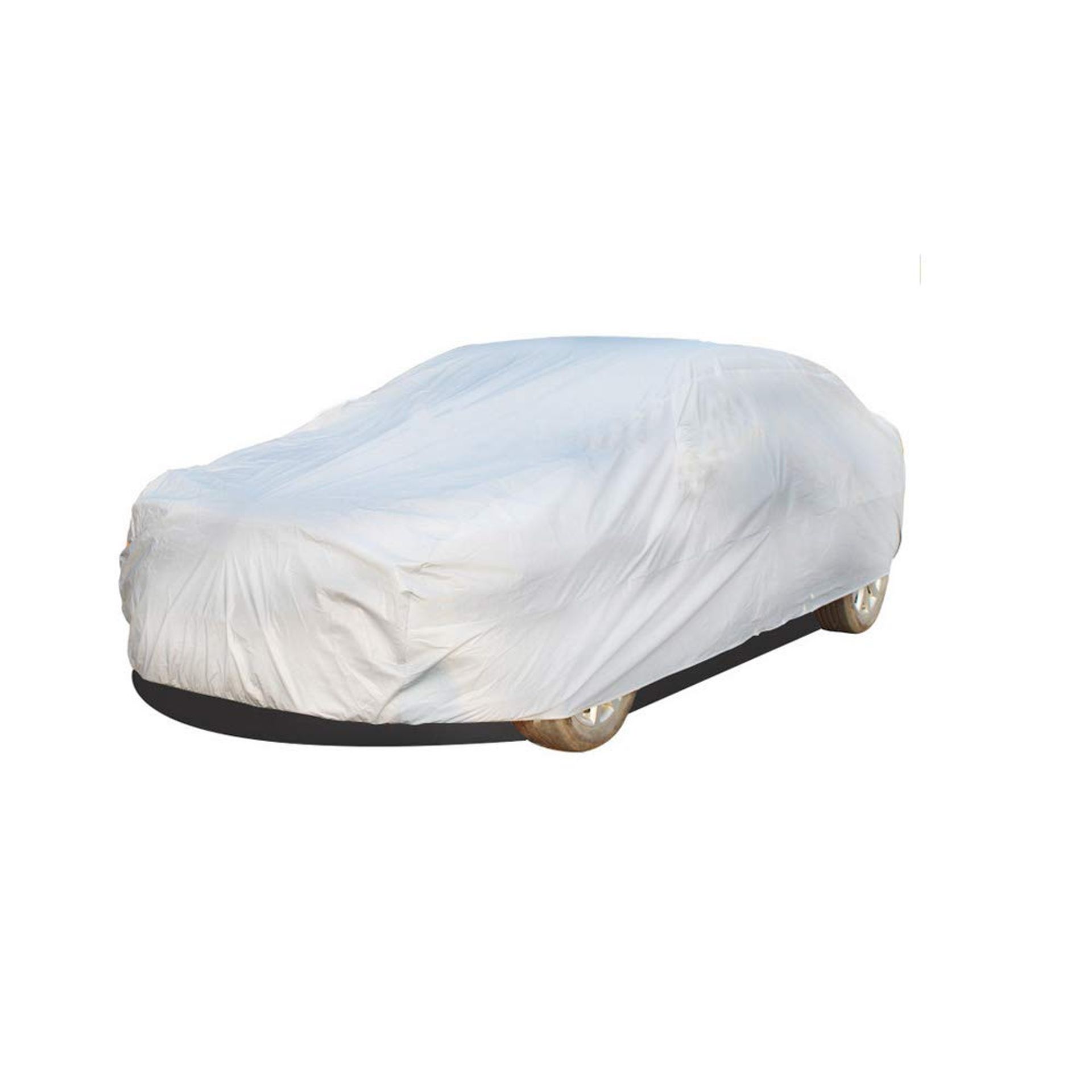 Car Cover Waterproof UV Resistant Dustproof All-Weather Protection for Vehicle Storage - Silver S