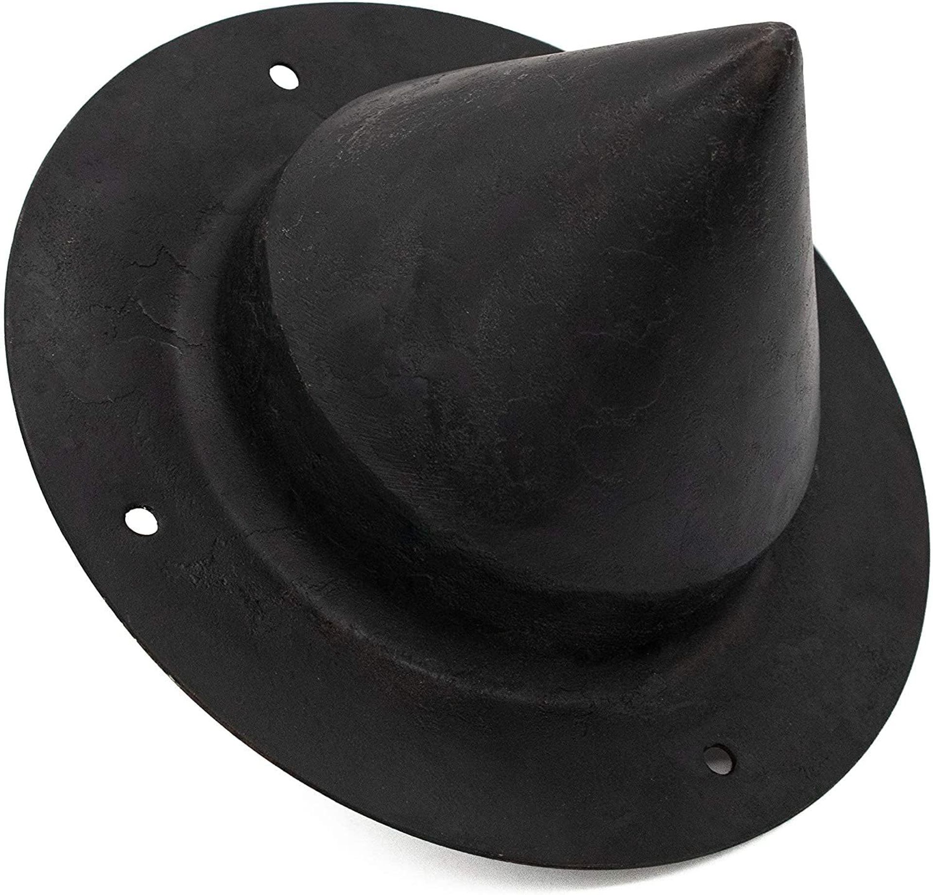 Hand Forged Iron Shield Boss Medieval Viking Umbo for Reenactments & HEMA Training - Black 7.5"