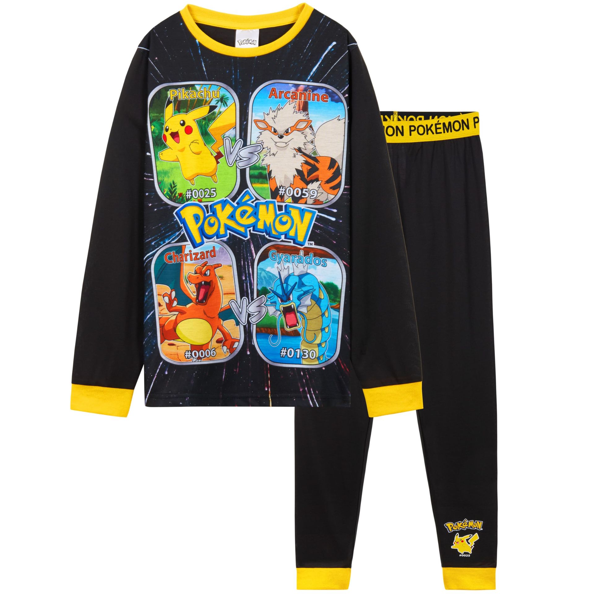 Boys' Pokemon Pyjamas: Soft Breathable Pikachu Long Sleeve Nightwear for Ages 11-12 - Ideal Anime Gift