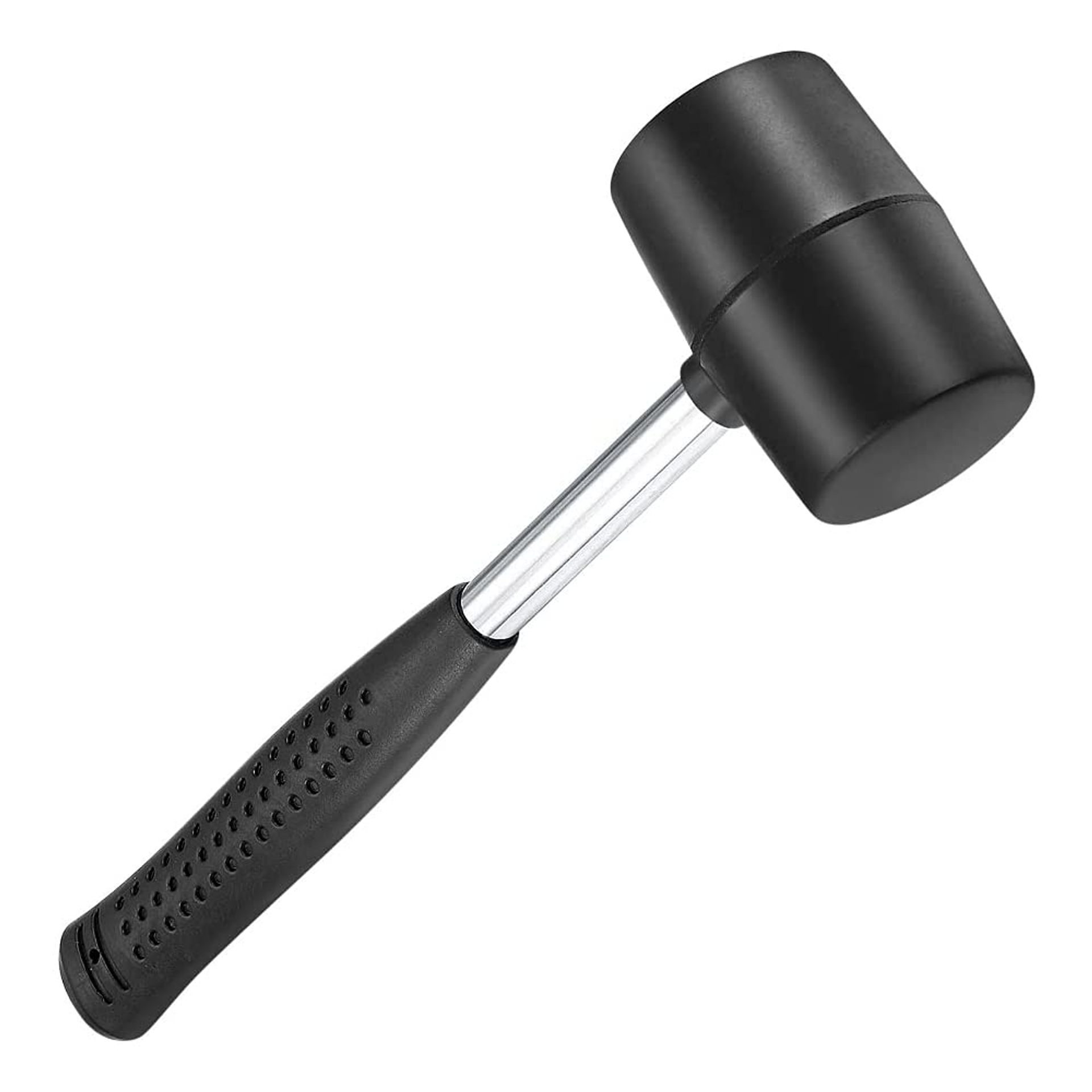 500g Black Heavy Duty Rubber Mallet Hammer for DIY Renovations