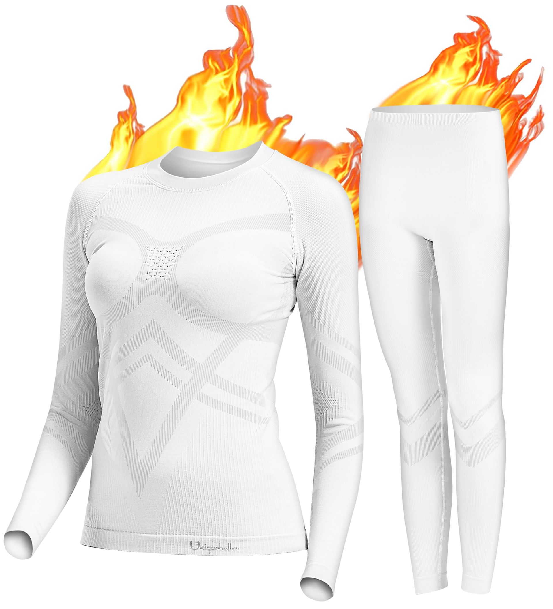 Women's Quick Dry Thermal Underwear Set - Ideal for Winter Sports & Yoga