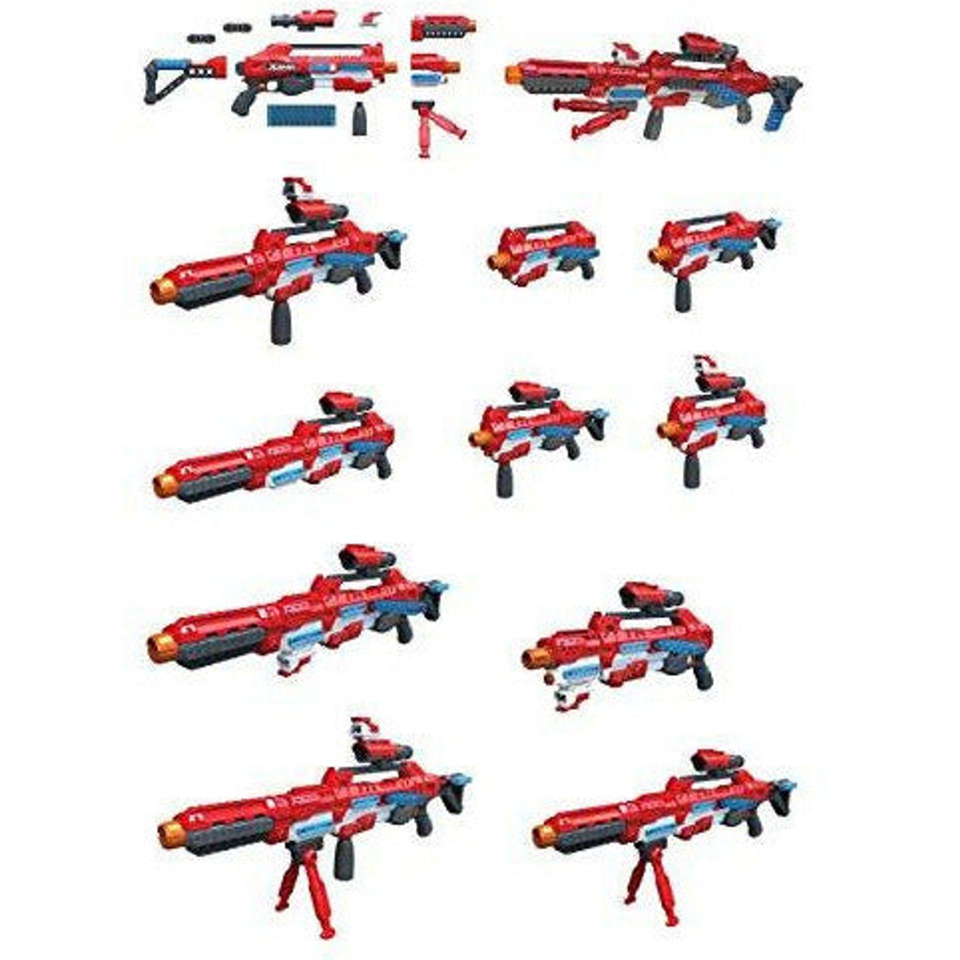 ZURU X-SHOT 36351 Excel Regenerator Foam Blaster 1000 Unique