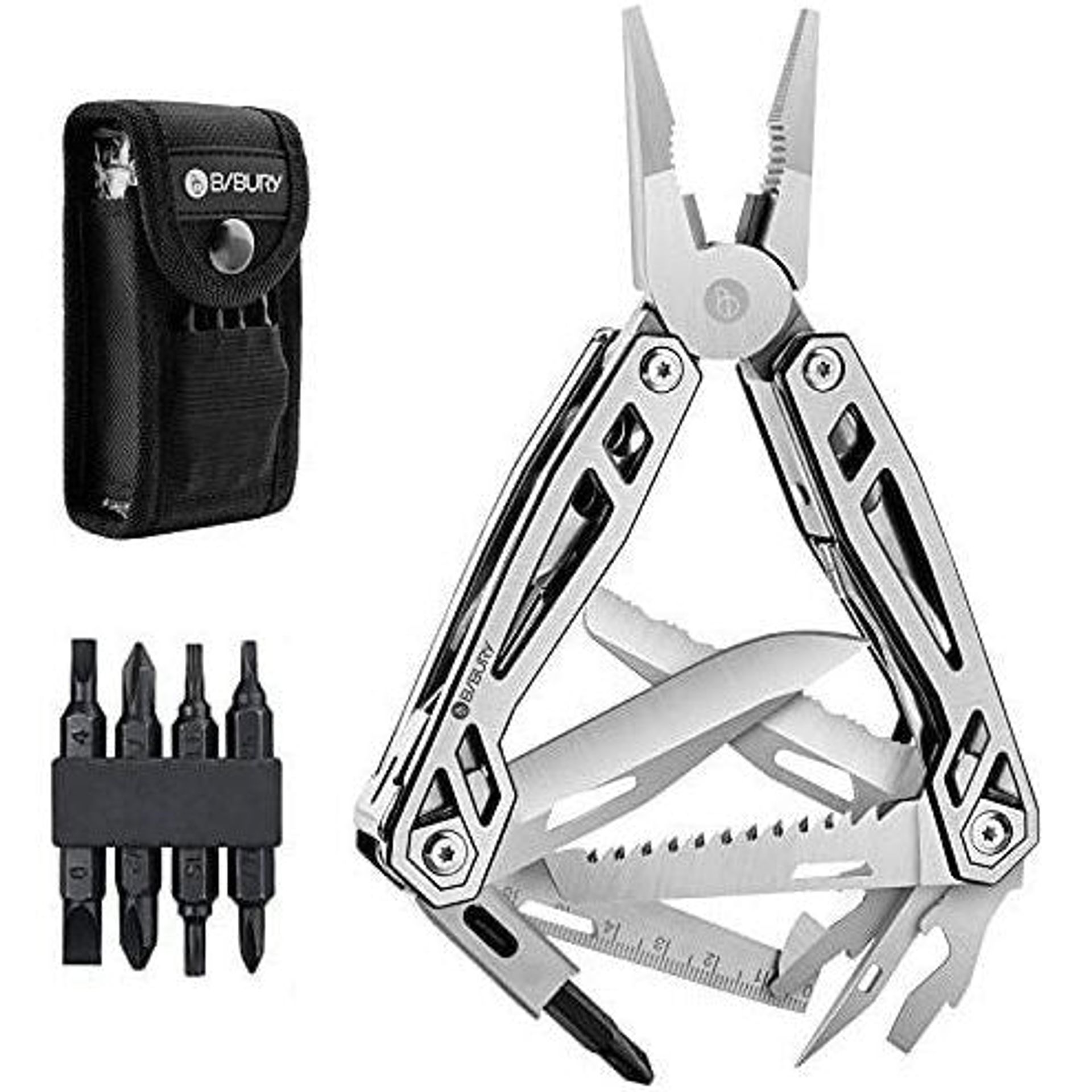 Mossy Oak Multitool, 21-in-1 roestvrijstalen zakmes voor meerdere