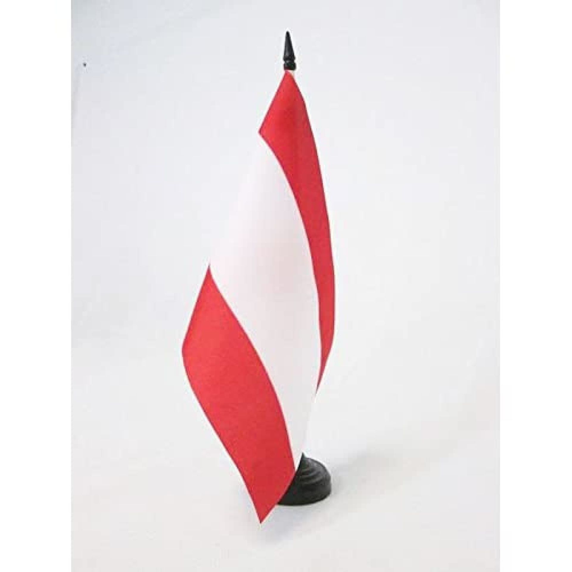 5'' x 8'' Tahiti Table Flag - Mini Tahitian Desk Flag with 10'' Pole & Base