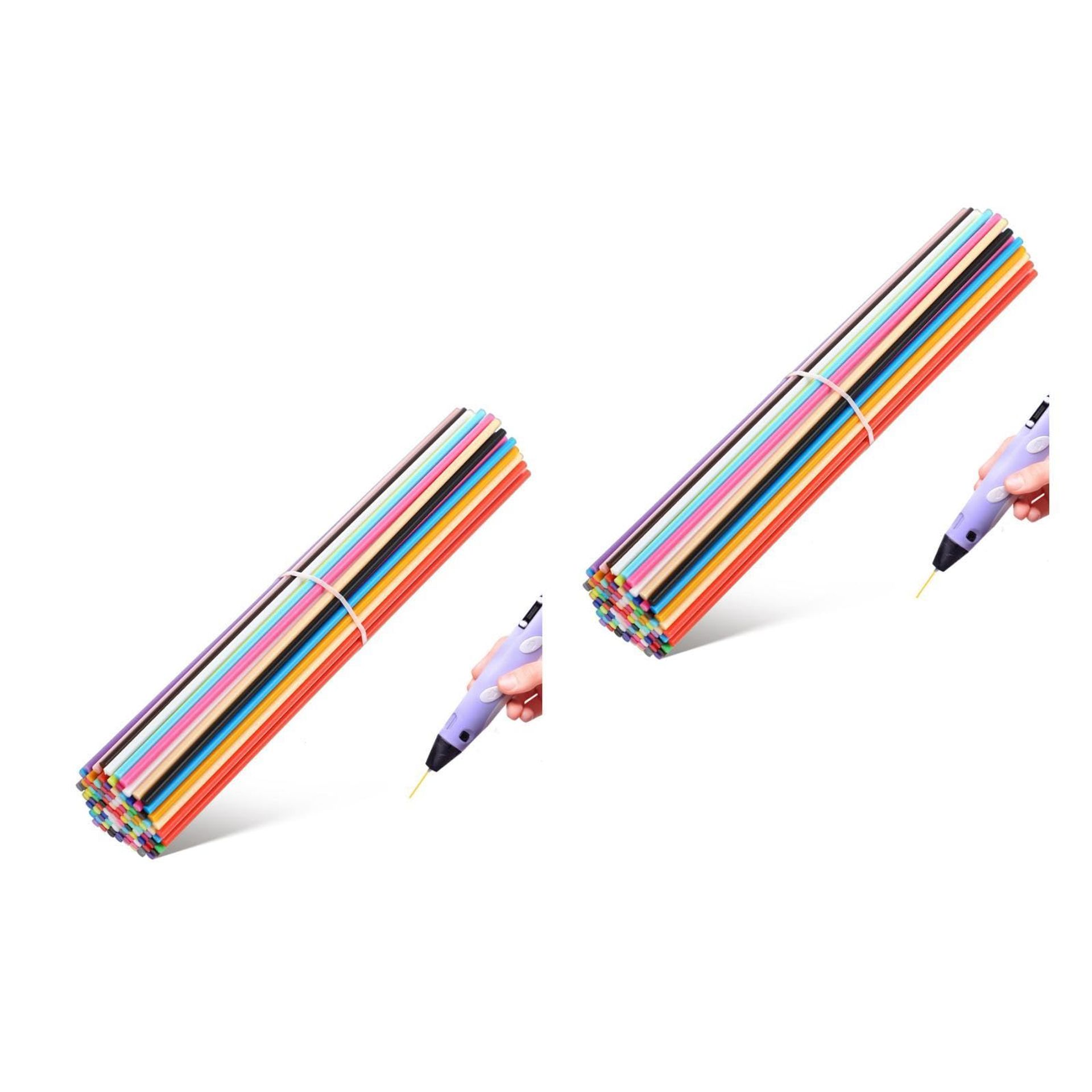 22 Colour Housoutil 3D Doodler Pen Filament Refill, Low-Temp 2.5mm PCL, 220pcs Pack
