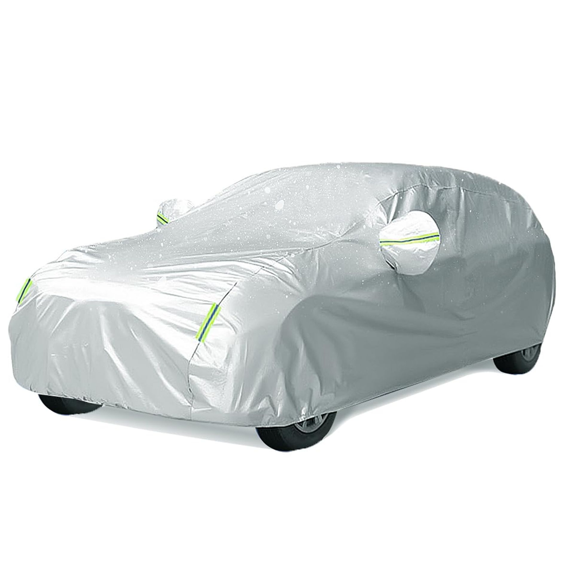 Waterproof Car Cover with UV & Snow Protection, Heavy Duty & Cotton Lined for Hatchback, Size S: Max 380cm