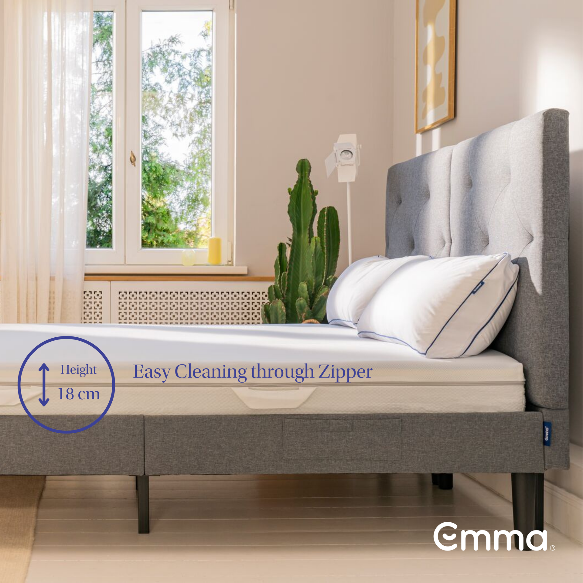 Emma One Mattress - Superking (White)