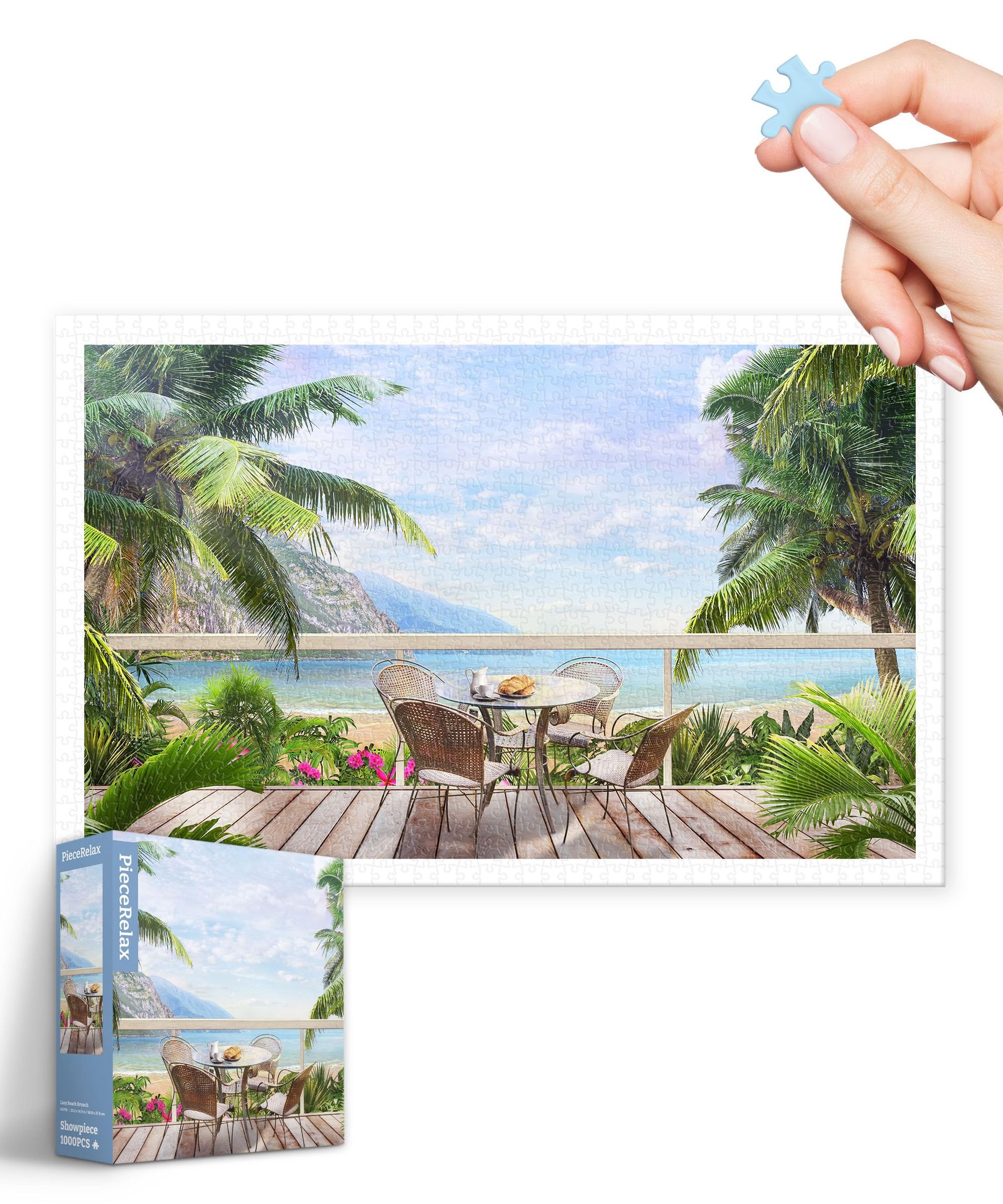 1000 Piece Jigsaw Puzzle for Adults Relaxing & Challenging Plastic Puzzle Game - Schim Schimmel One With the Universe H3645