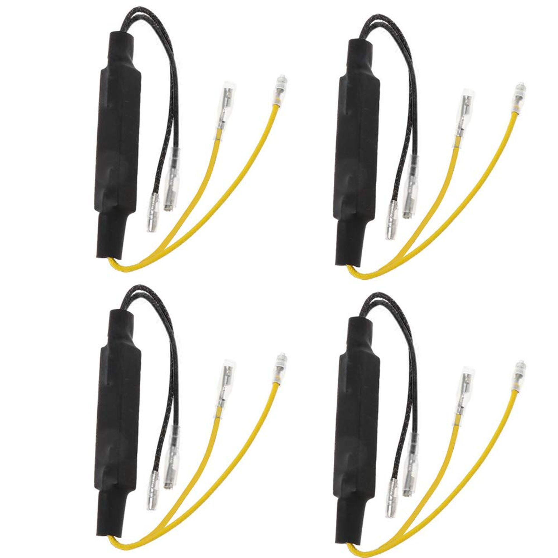 4X Universal 12V 21W Motorcycle LED Turn Signal Load Resistors - Fix Fast Blink