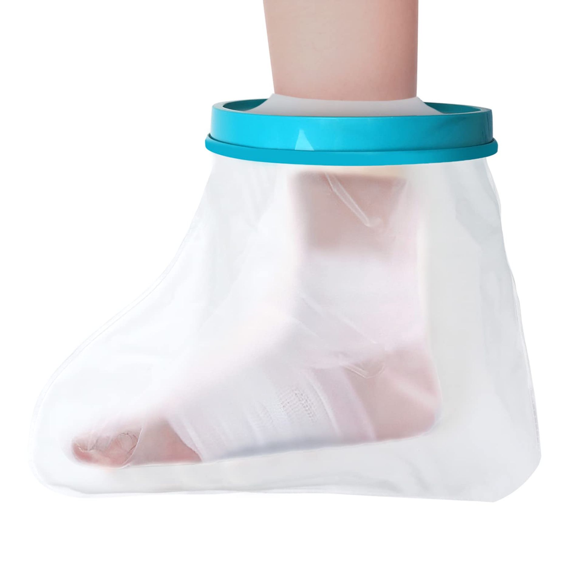 Fasola Cast Cover Long Arm Waterproof for Shower, Adult Plaster Hand Sleeve Dressing Protector for Broken Wrist, Elbow, Fingers Wound, Burns, Reusable Cast Bag Arm Keep Wounds & Bandage Dry，M