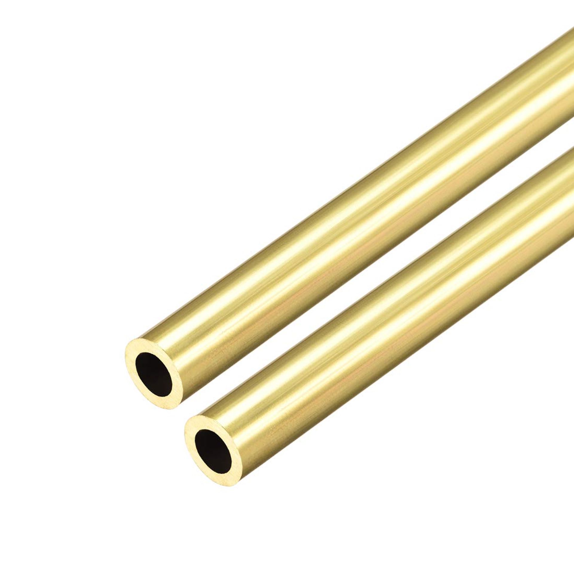 Premium Brass Round Tube, 300mm Length, 8mm OD, 1.5mm Wall - Ideal for DIY & Industrial Projects