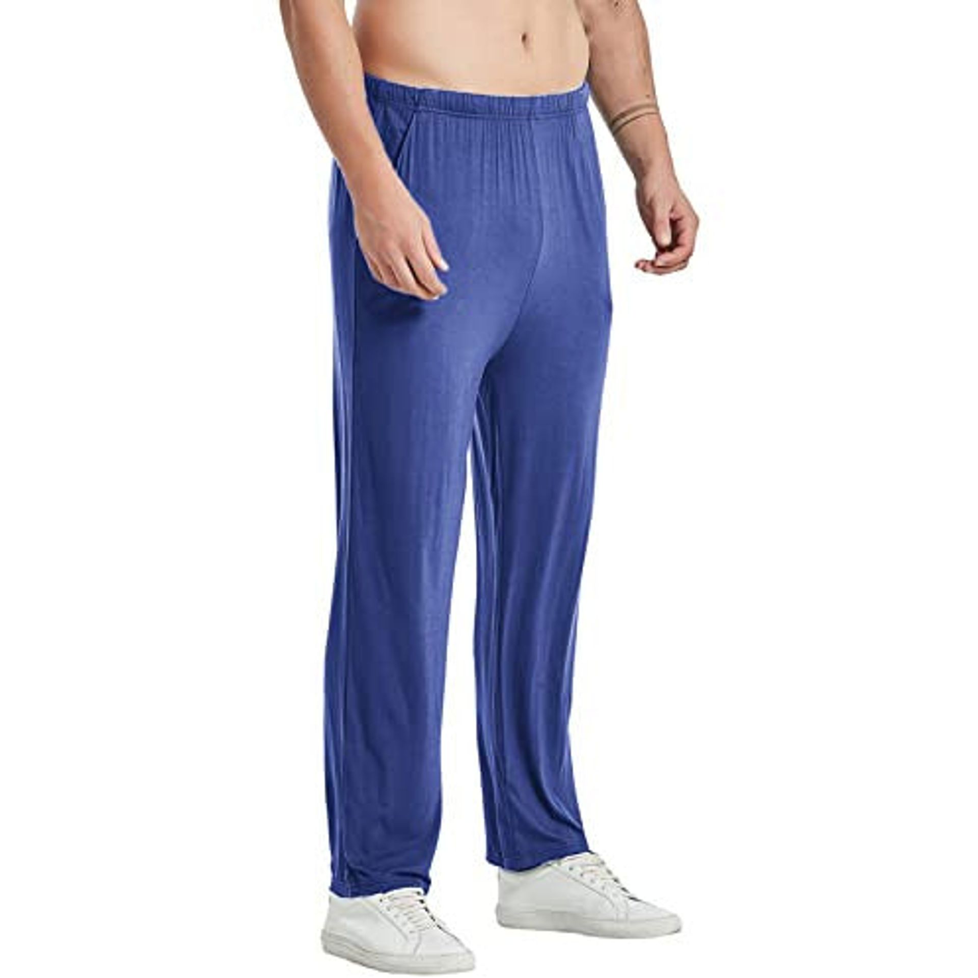JINSHI 3 Pack Shorts Pyjama Homme Modal Doux Avec Poches - Noir Gris Marine