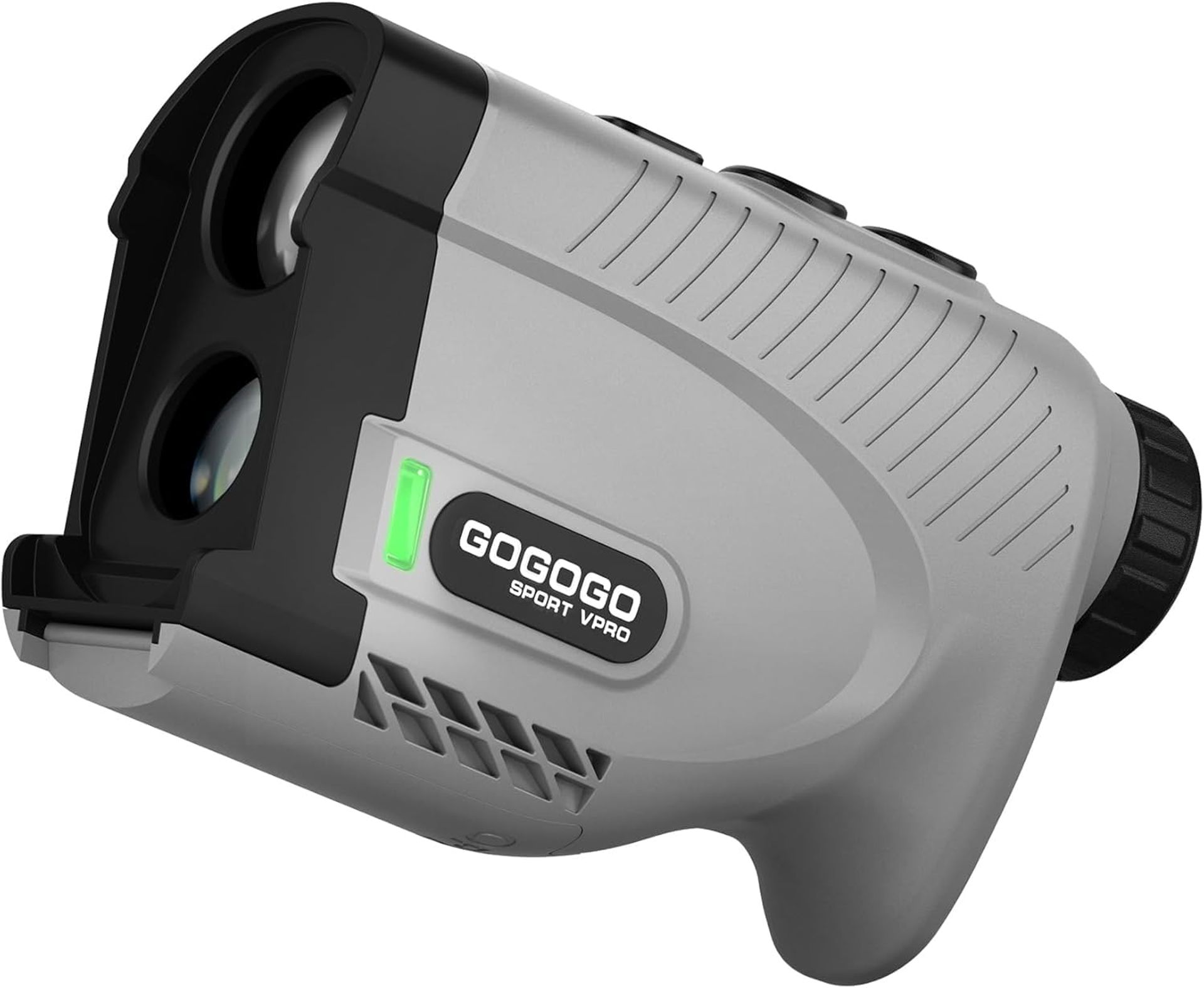 Golf Laser Rangefinder 1200Y Ranging Ultra-Clear Optics OLED Display Dual Power Flaglock Slope Magnetic - Light Grey UK-GS26LG
