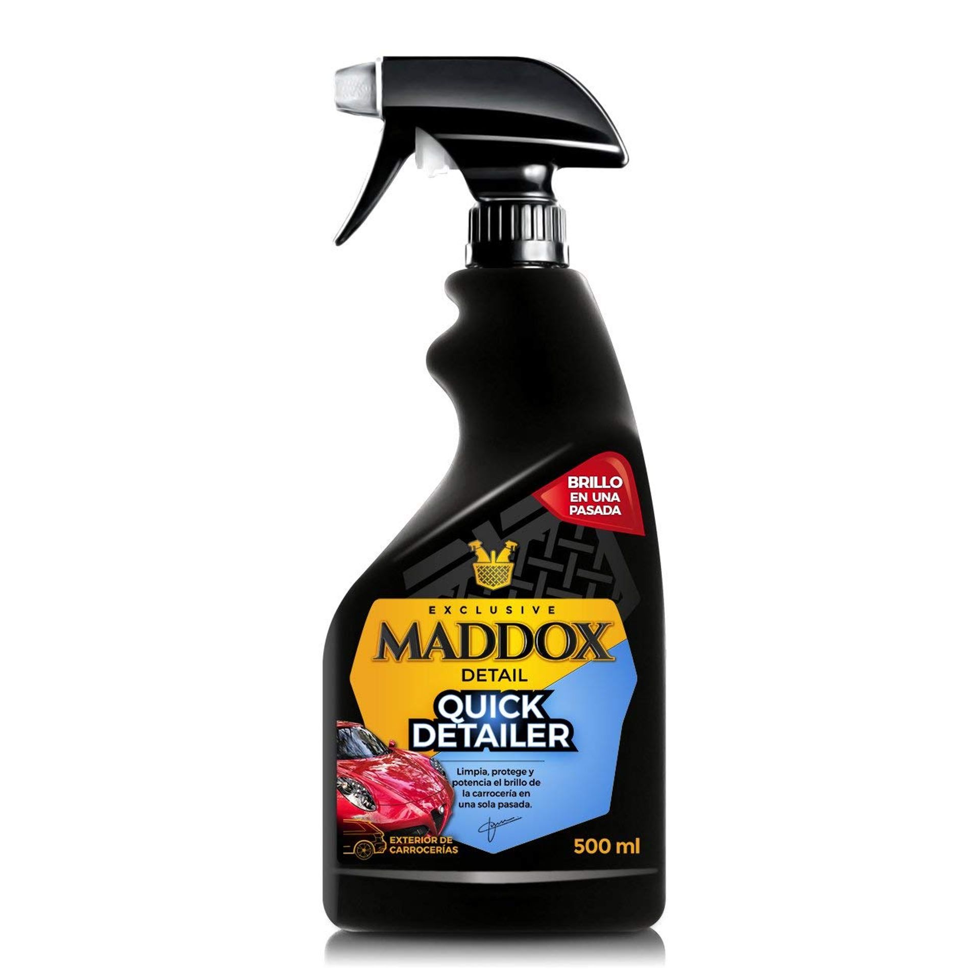 Car Quick Detailer Spray Wash and Wax Formula for High Gloss Finish and Protection - Quick Detailer 500ml