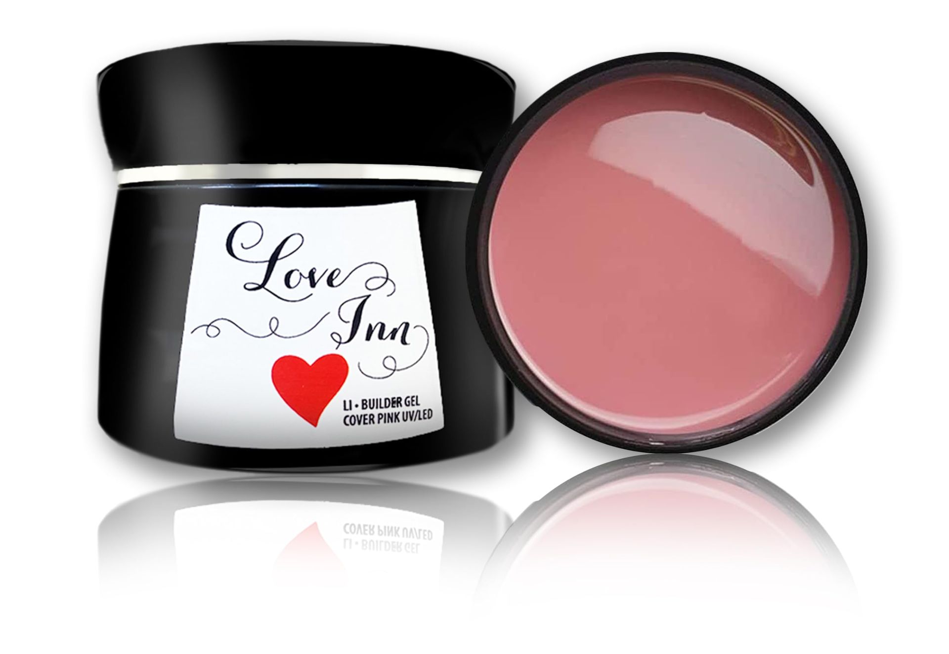 Builder Gel for Nails - Professional Nail Polish, Builder Gel for Long-Lasting Manicure - Pink Color (15 ml)
