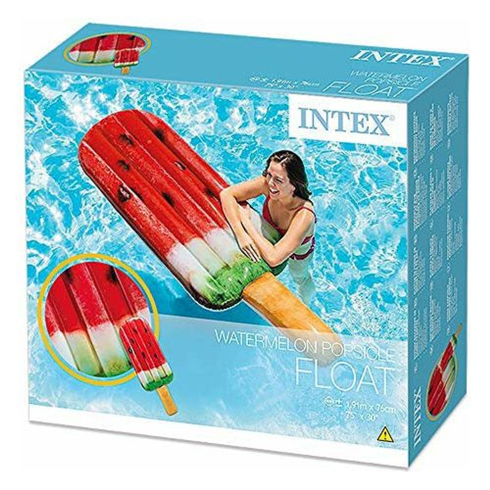 Intex 58751 Realistic Print Mattress Lilo Watermelon-Flavoured Ice Lolly